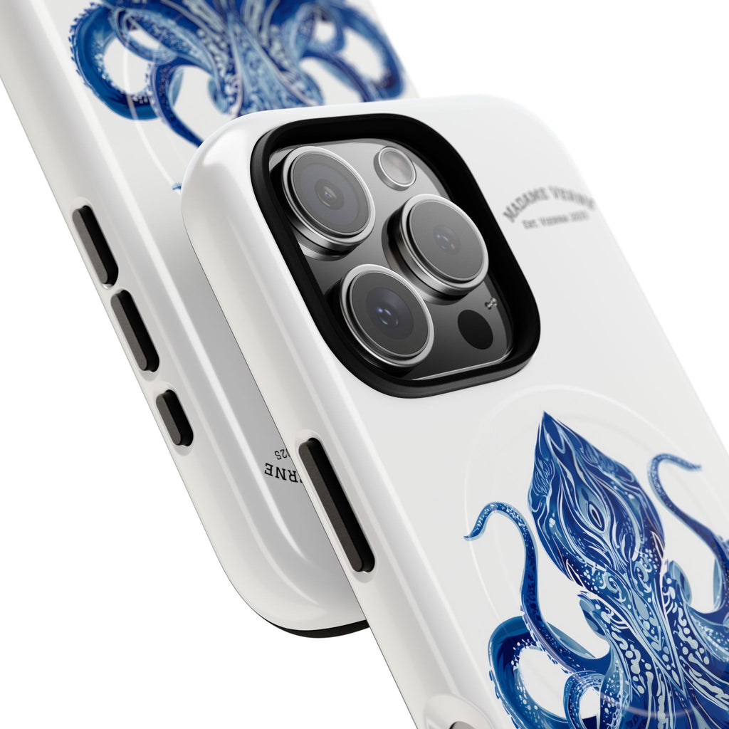 MagSafe iPhone Case "Deep Blue Bloom" - Opal Depths No. 32