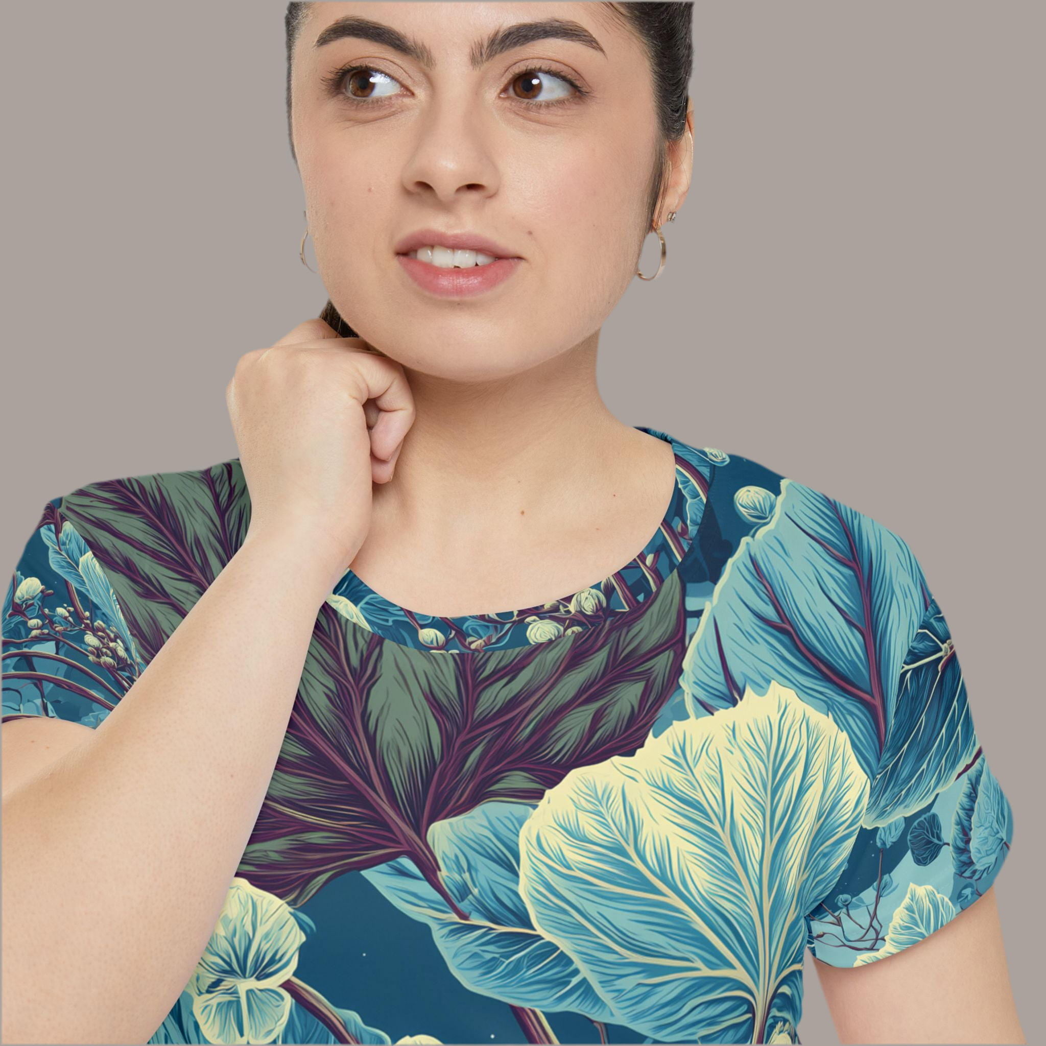 Maison Verne Damen Shirt "Galactic Veins" - Cosmic Botanicals No. 89