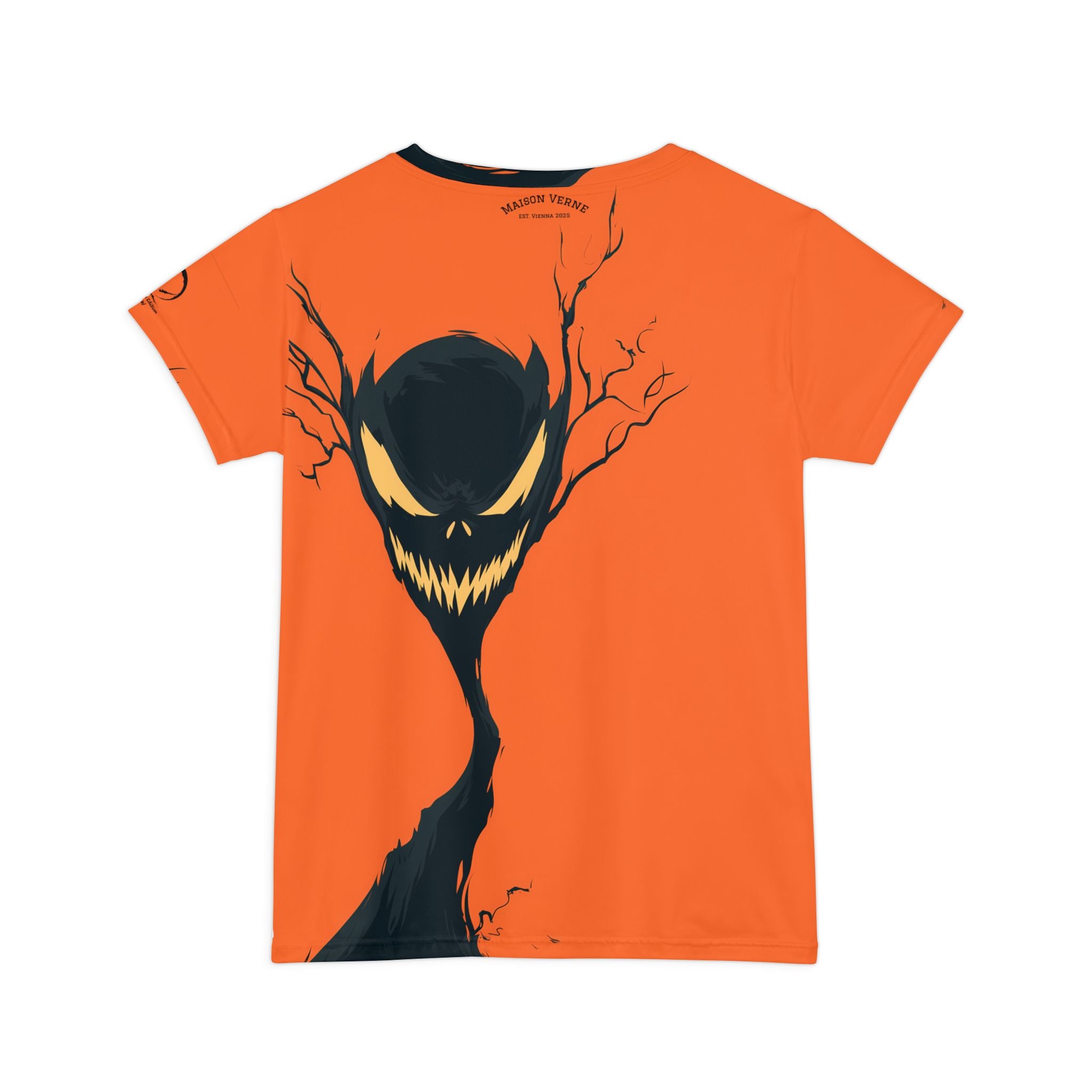 Maison Verne Halloween Ltd. Edition Plus Size Damen Shirt "The Grinning Tree" - 🎃👻 Wicked Elegance No. 26 👻🎃