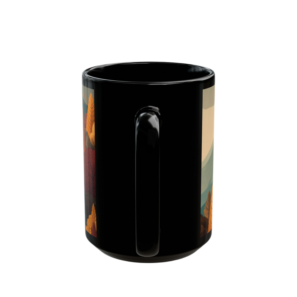Coffee cup "Golden Retreat" - Golden Autumn No. 44