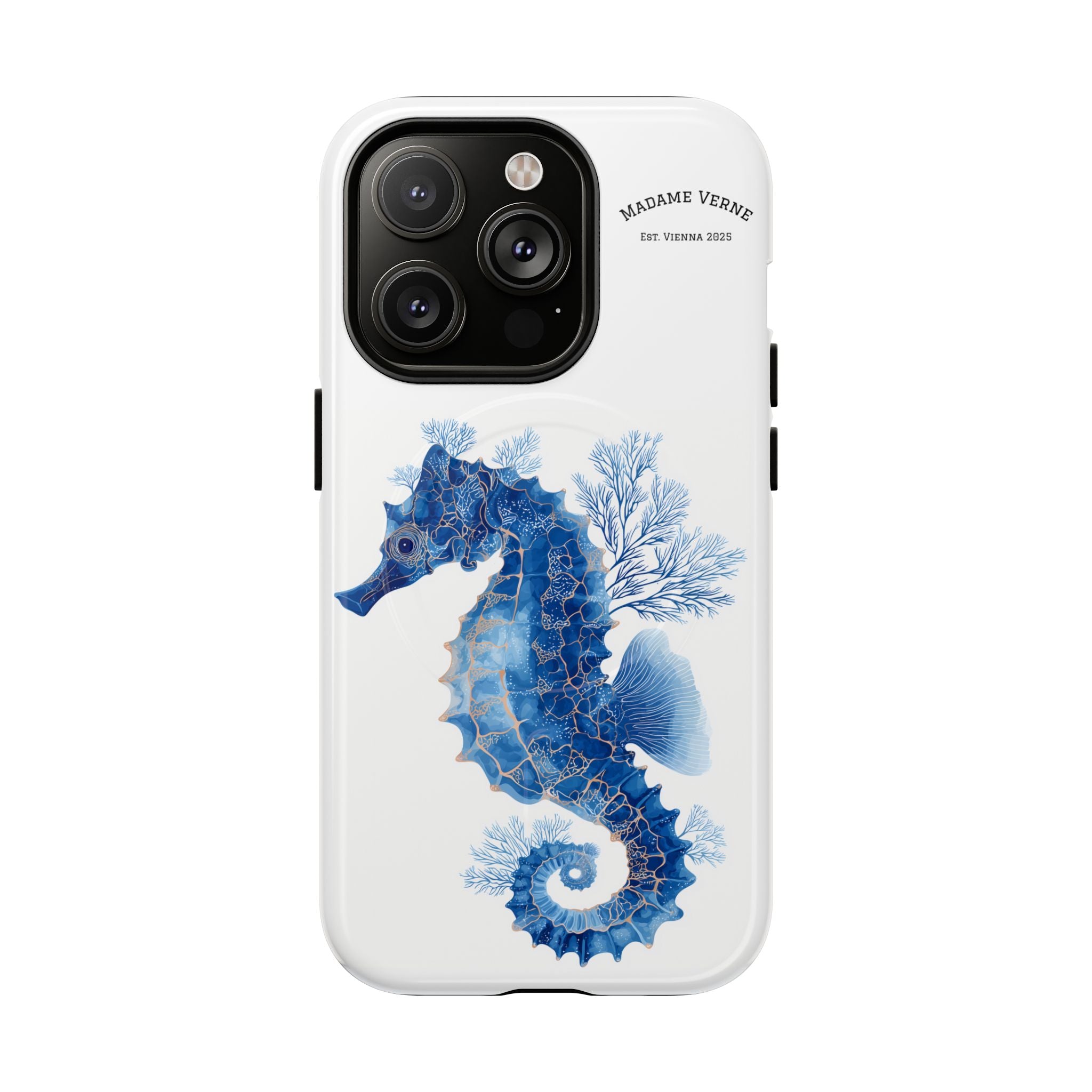 MagSafe iPhone Case "Azure Sentinel" - Opal Depths No. 32