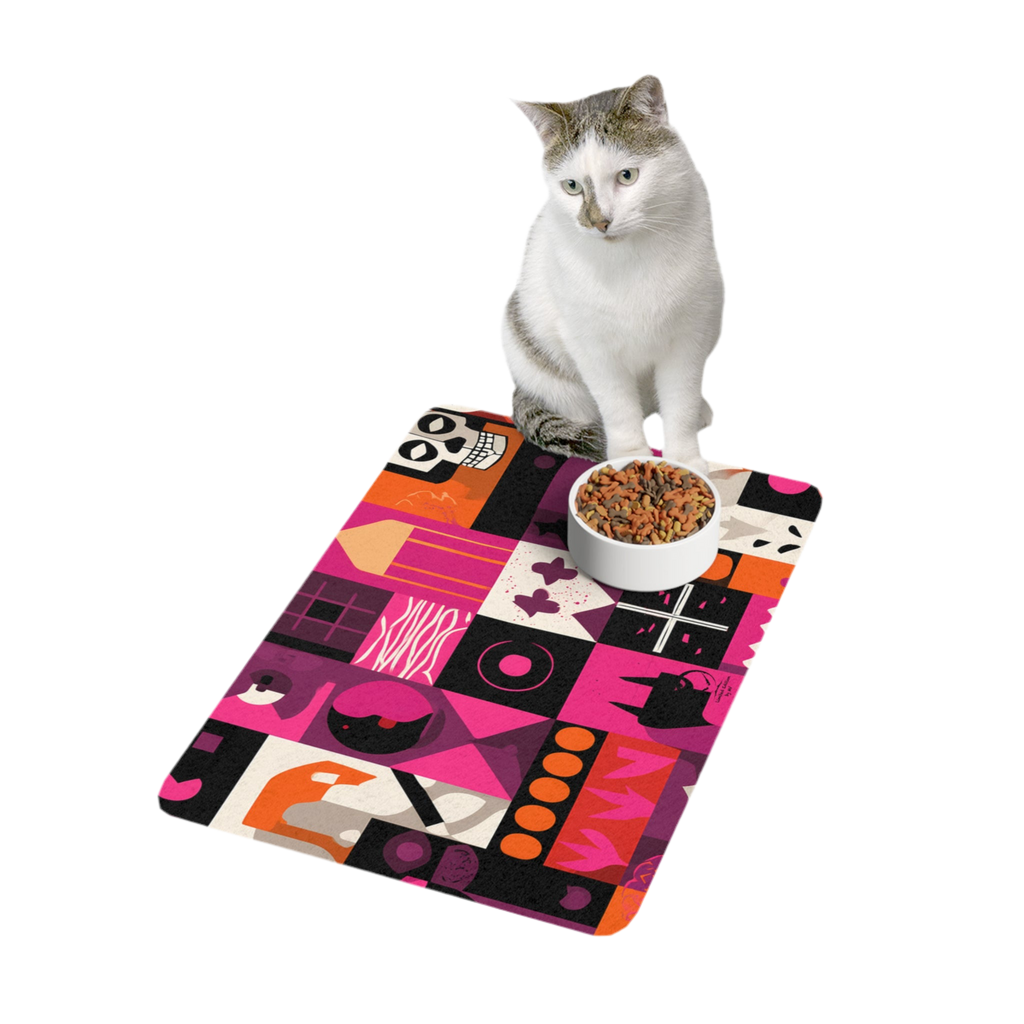 Maison Verne Futtermatte "Neon Macabre" - 🎃👻 Wicked Elegance No. 76 👻🎃