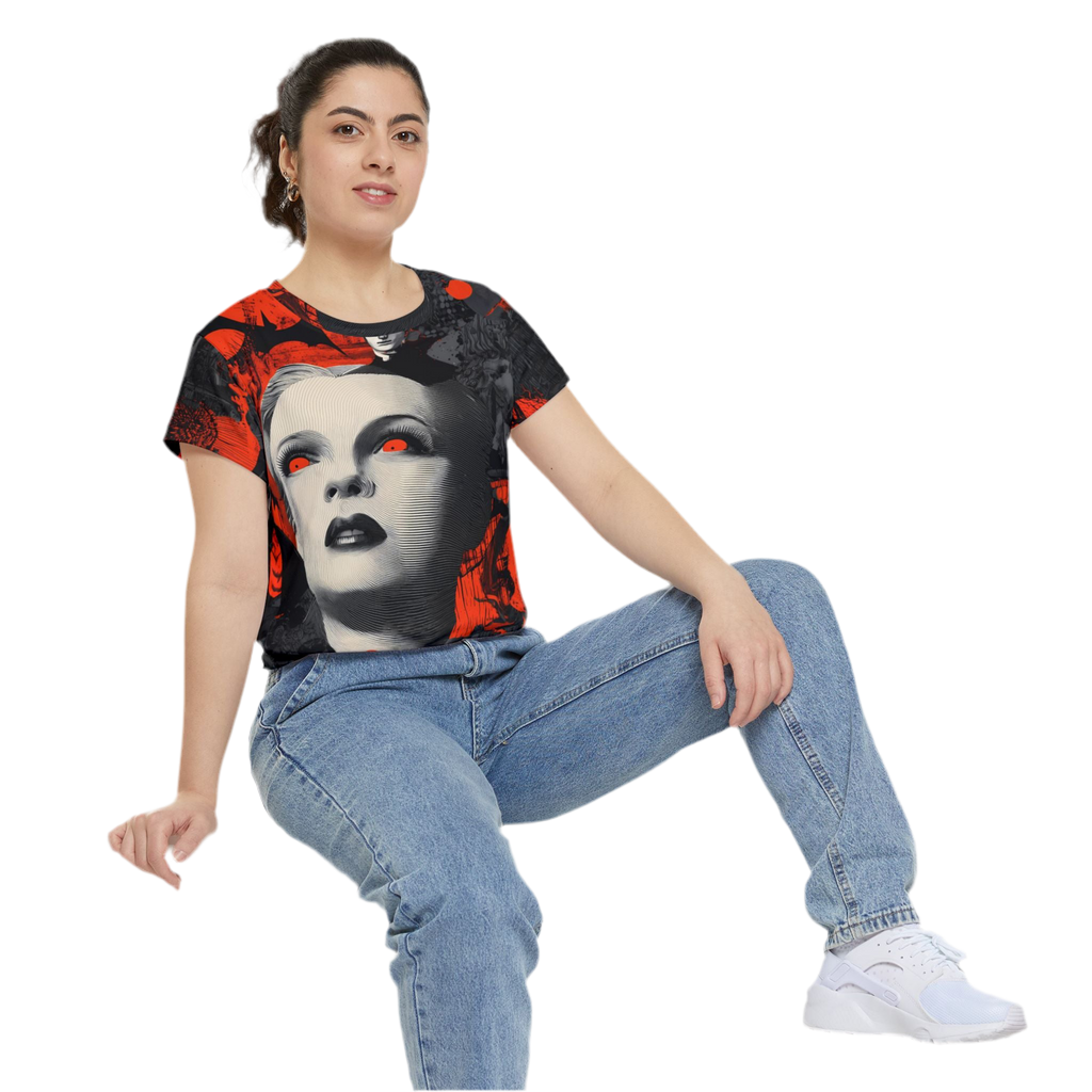 Maison Verne Halloween Ltd. Edition Damen Shirt "Eclipse Muse" - 🎃👻 Wicked Elegance No. 67 👻🎃