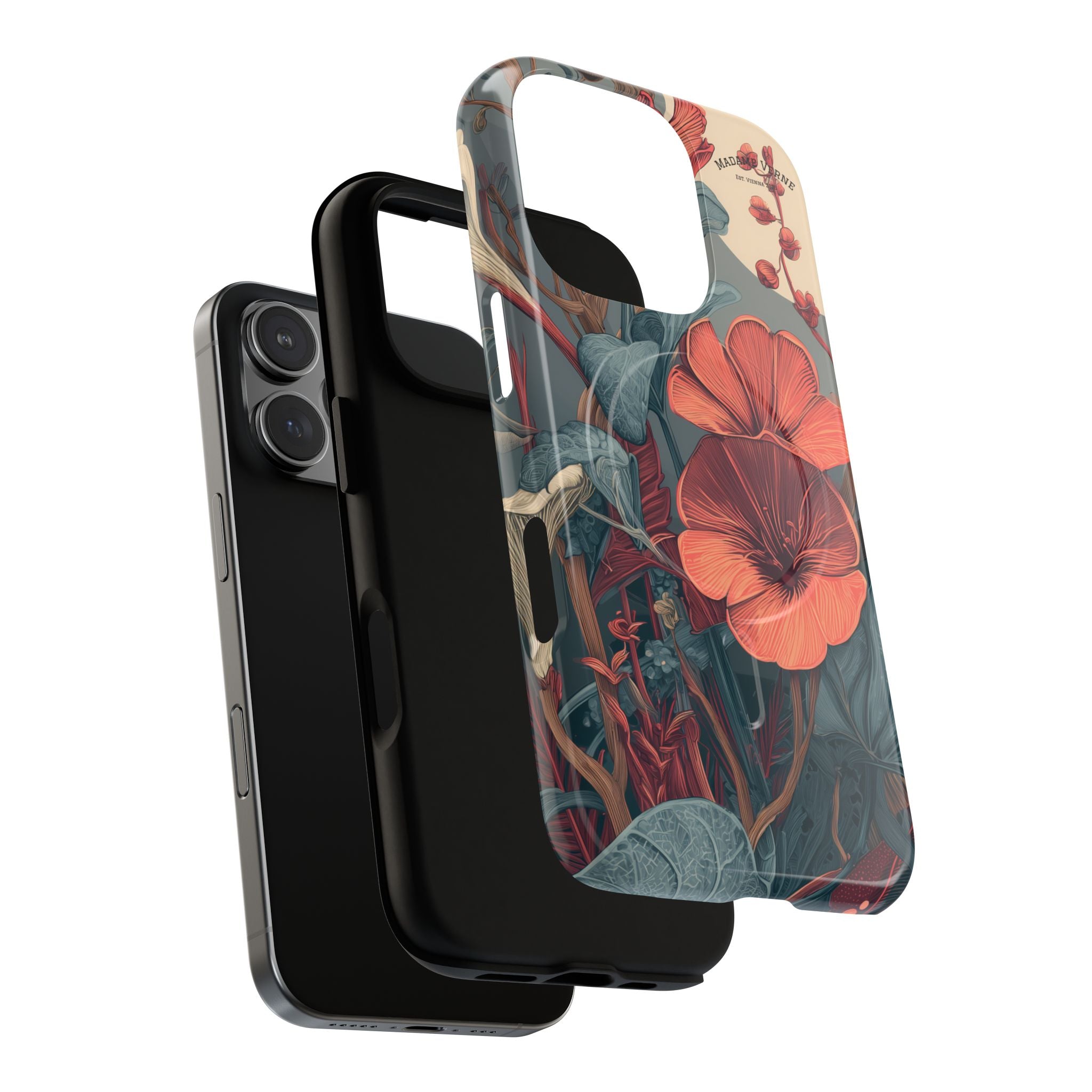 MagSafe iPhone-Schutzhülle "Lunar Bloom" - Cosmic Botanicals No. 56