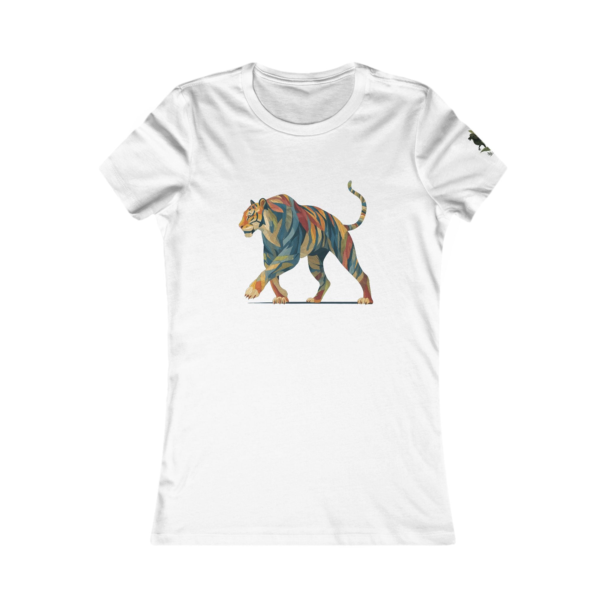 Premium women's T-shirt "Leafstrider" - Wilderness Whisper No. 03
