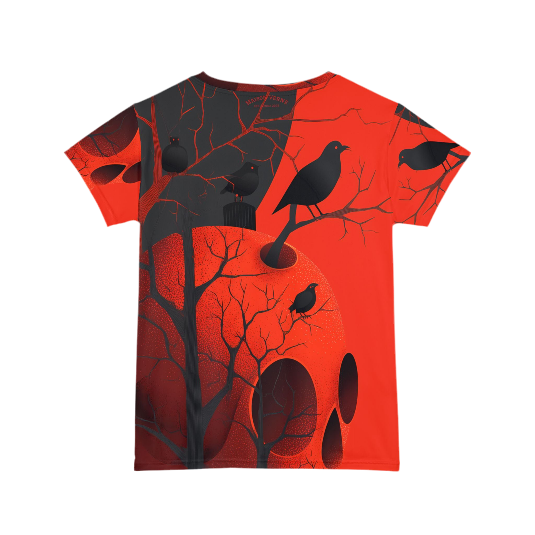 Maison Verne Halloween Ltd. Edition Damen Shirt "Ravens Reign" - 🎃👻 Wicked Elegance No. 61 👻🎃