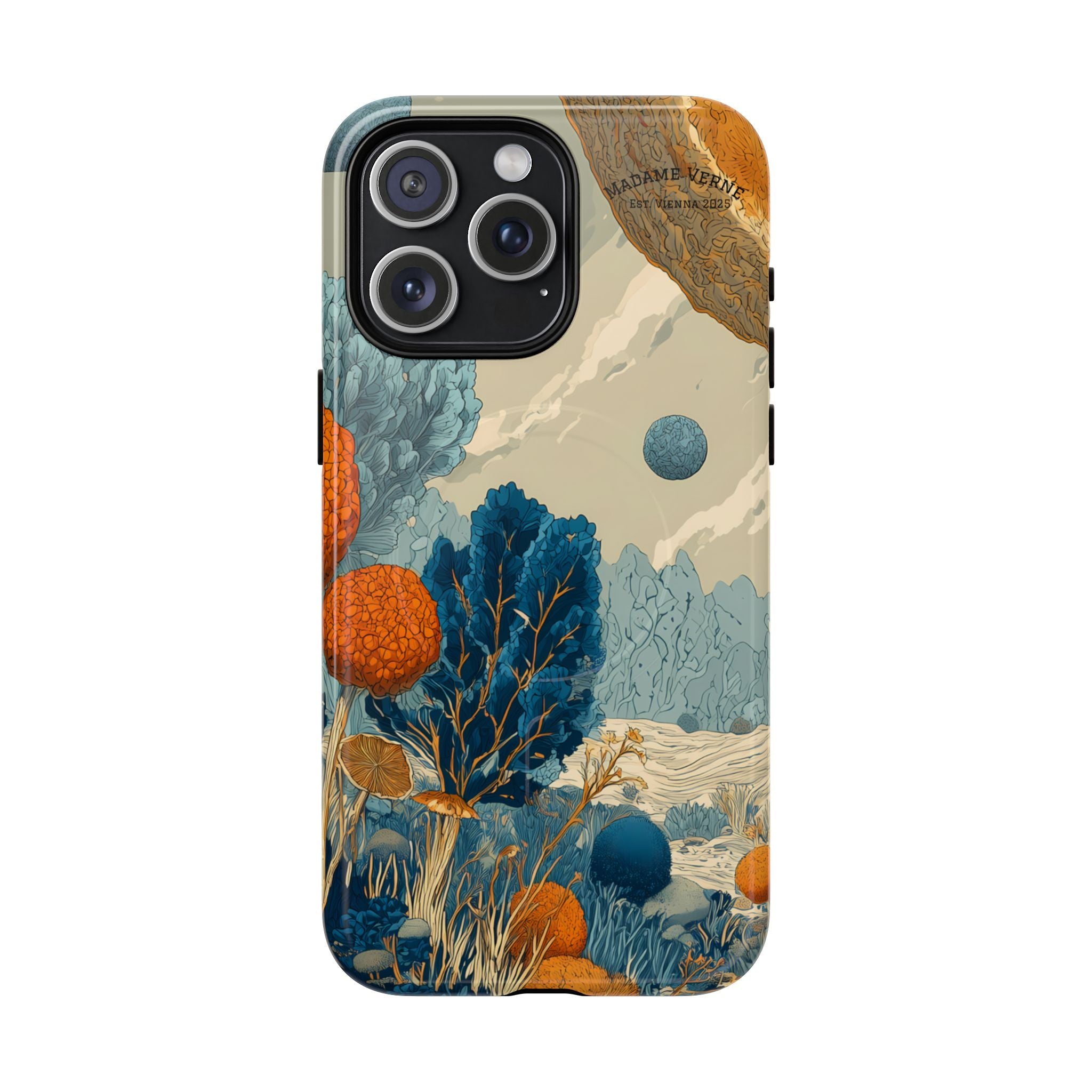 MagSafe iPhone-Schutzhülle "Ethereal Meadow" - Cosmic Botanicals No. 85