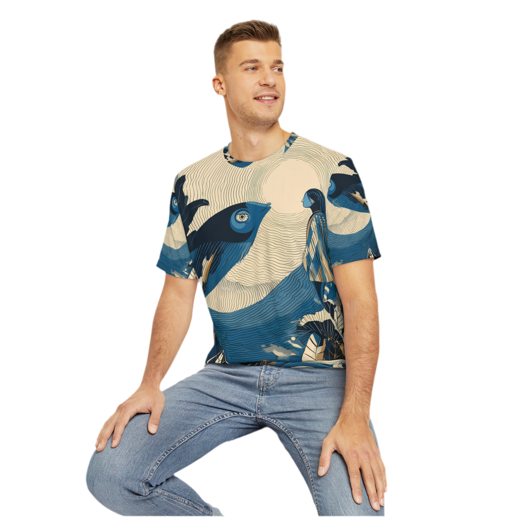 Männer Shirt "Moonlight Parley", Opal Depths No. 40