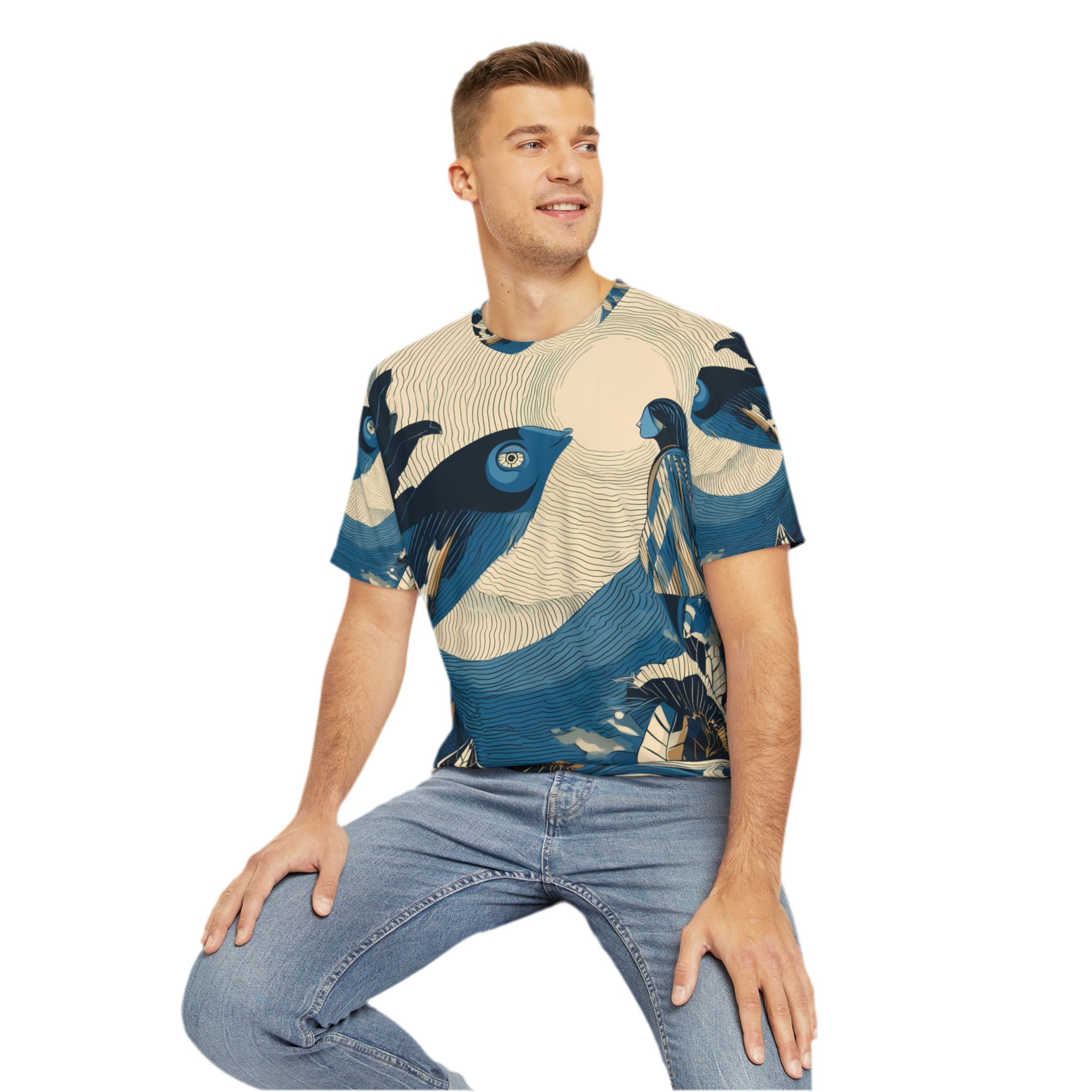 Männer Shirt "Moonlight Parley", Opal Depths No. 40