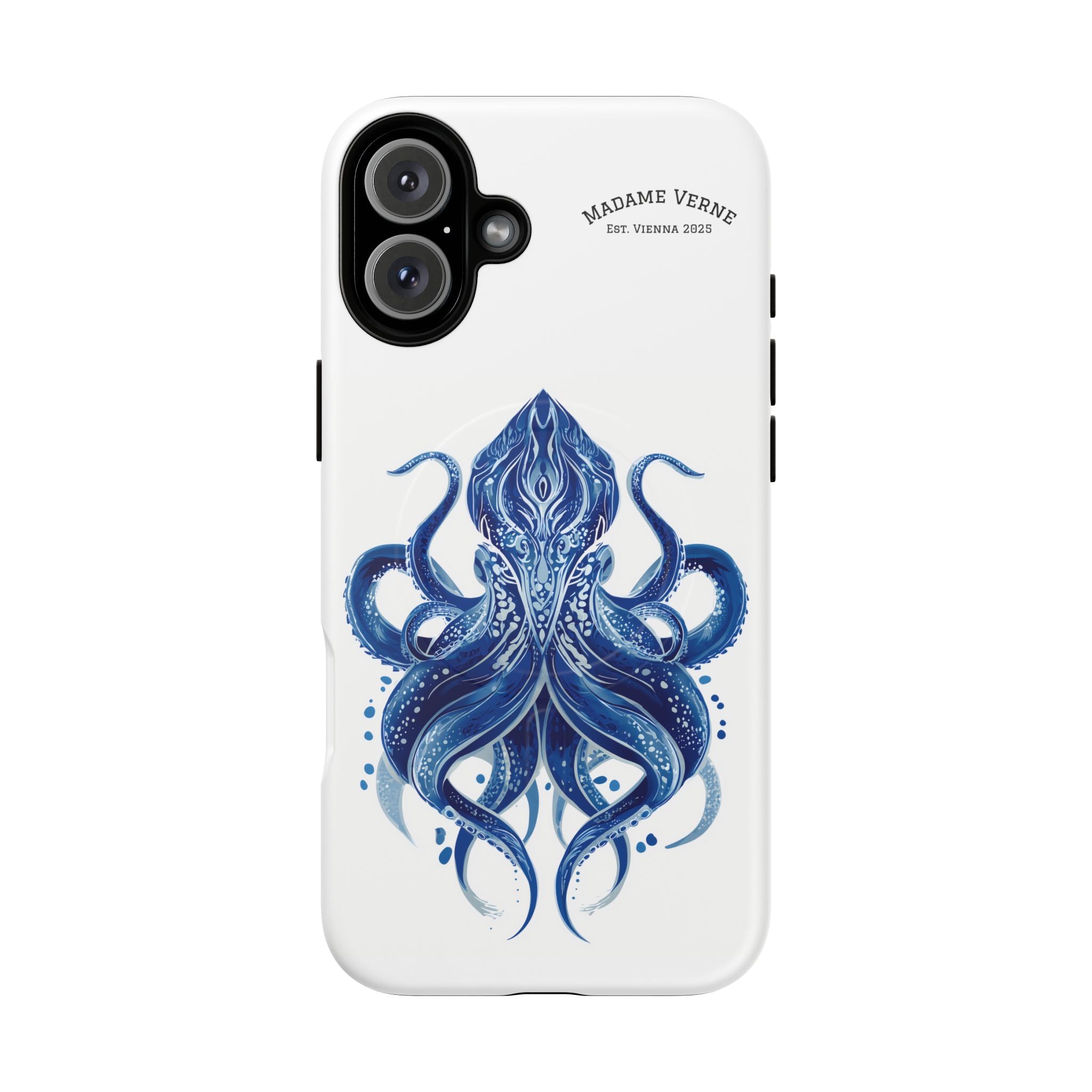 MagSafe iPhone Case "Deep Blue Bloom" - Opal Depths No. 32