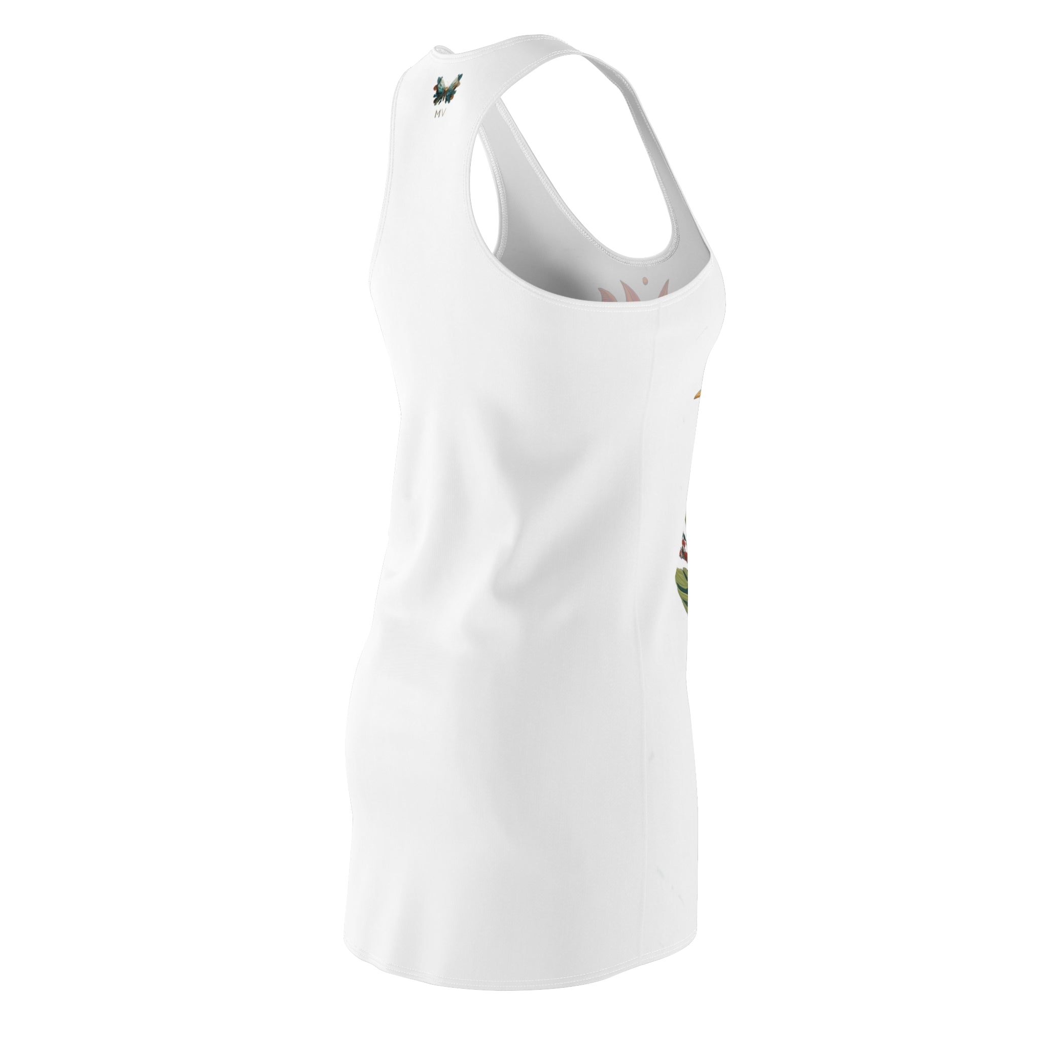 Beach Dress "Scarlet Canopy"