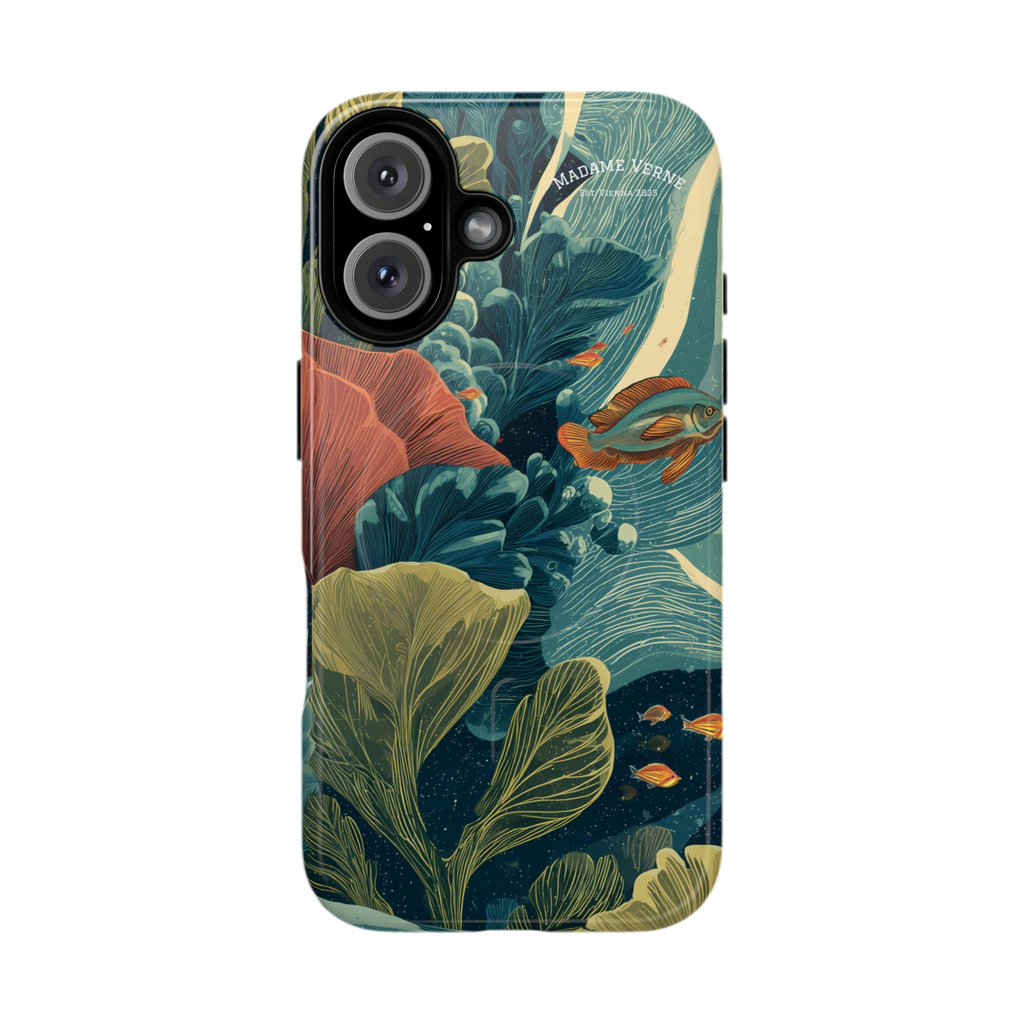 Maison Verne MagSafe iPhone-Schutzhülle "Celestial Reef" - Cosmic Botanicals No. 66