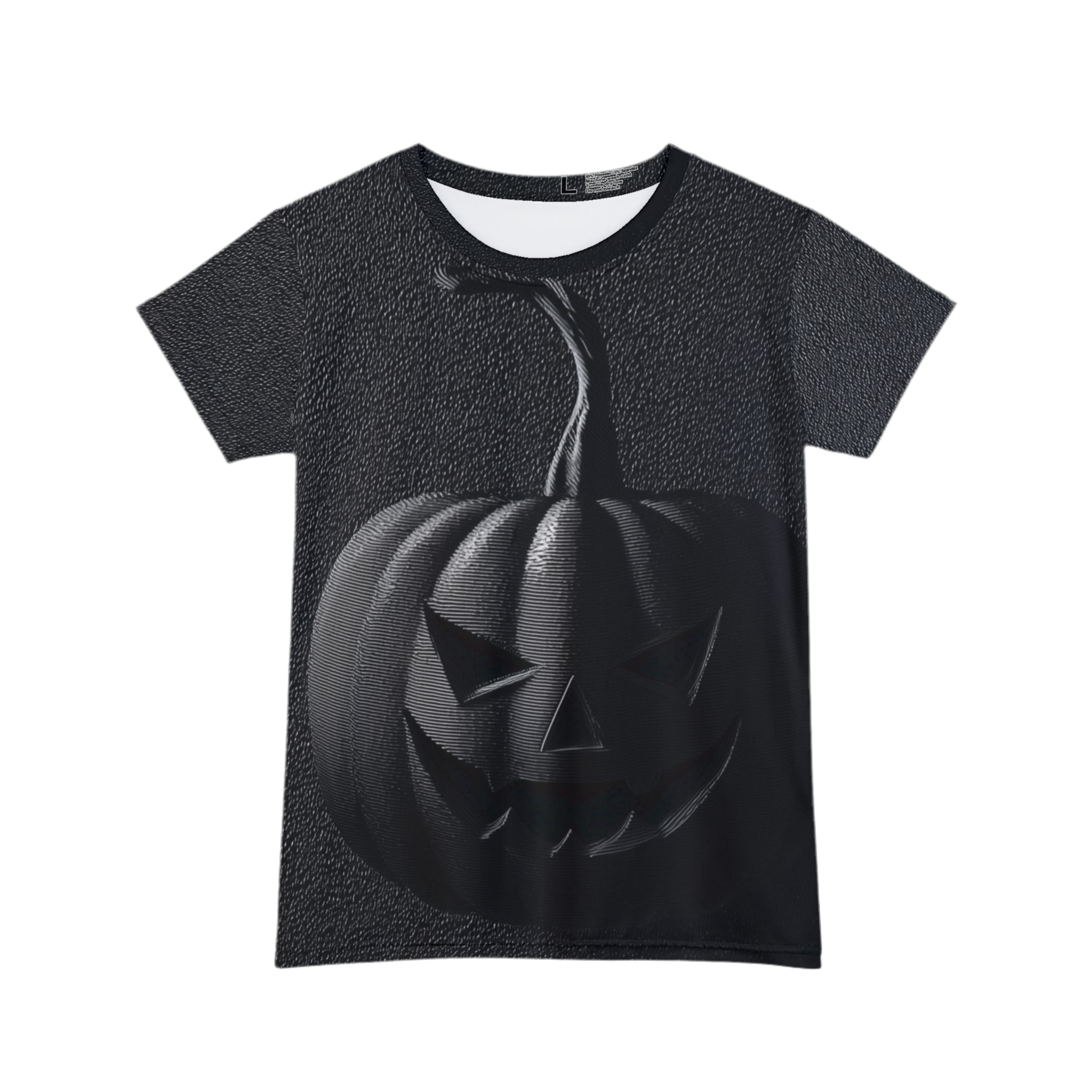 Maison Verne Halloween Ltd. Edition Plus Size Damen Shirt "Shadow Pumpkin" - 🎃👻 Wicked Elegance No. 08 👻🎃