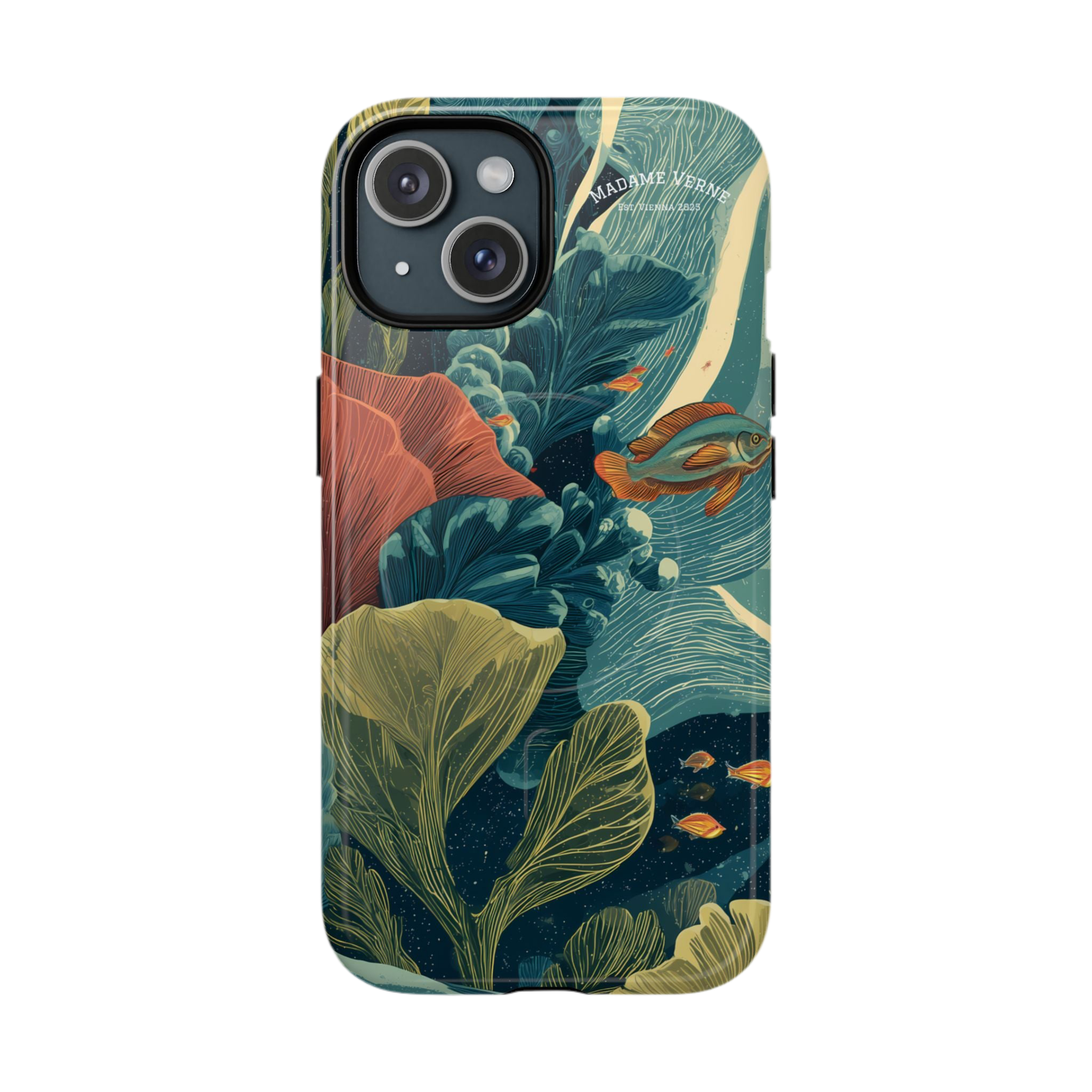 MagSafe iPhone Case "Celestial Reef" - Cosmic Botanicals No. 66