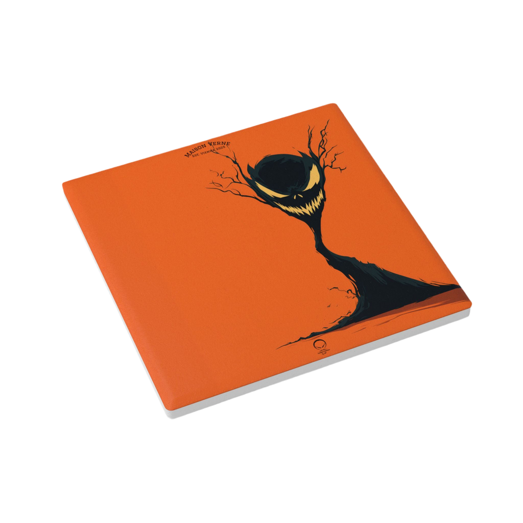 HALLOWEEN LIMITED EDITION Ceramic Coaster "The Grinning Tree" - 🎃👻 Wicked Elegance No. 26 👻🎃