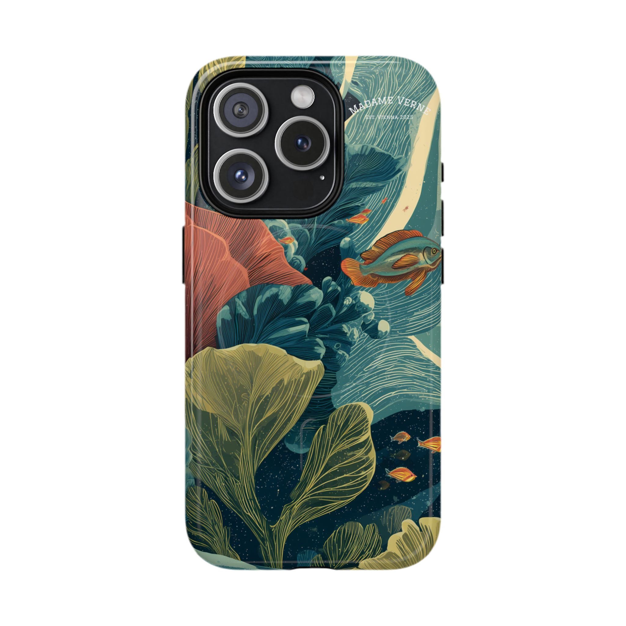 MagSafe iPhone Case "Celestial Reef" - Cosmic Botanicals No. 66