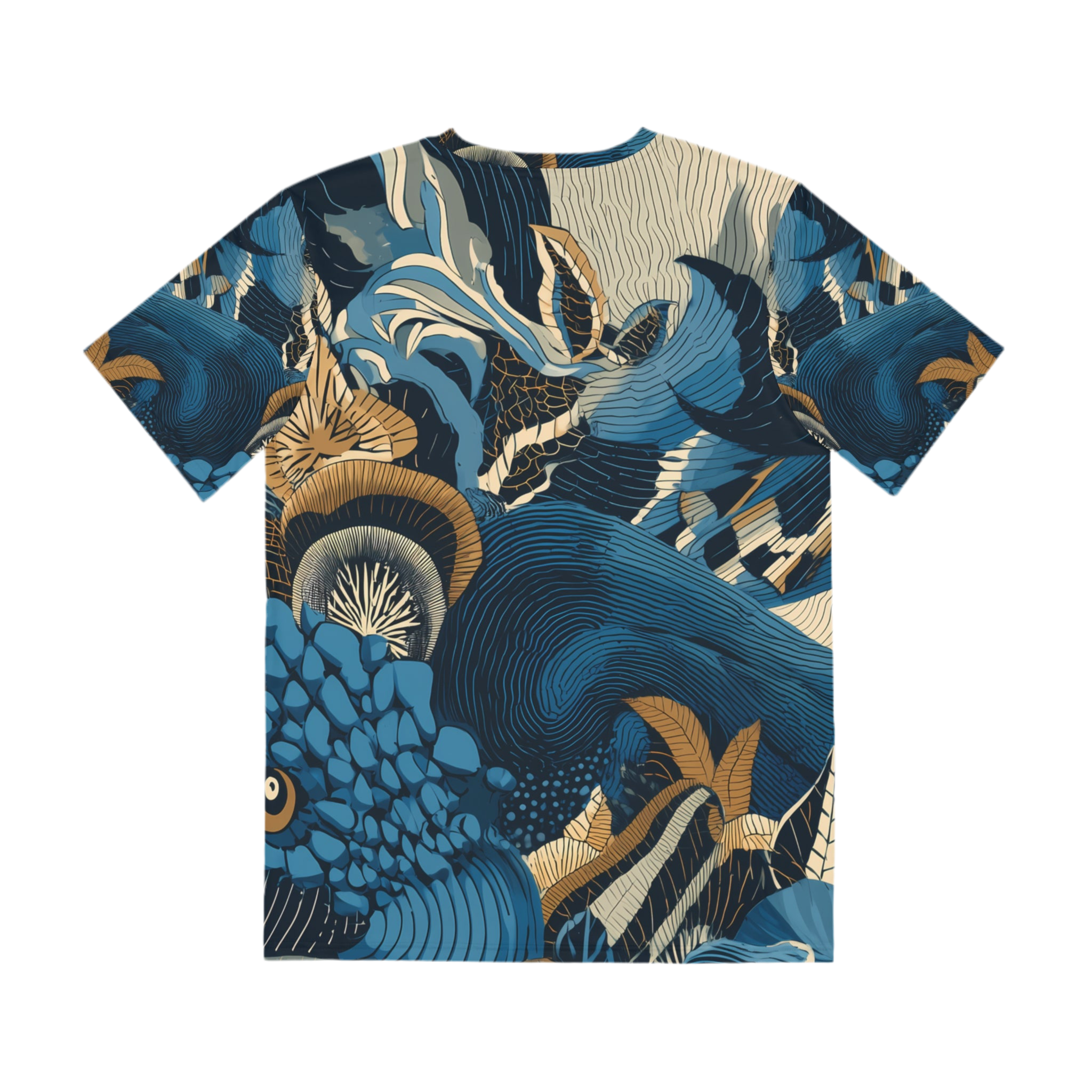 Men's Shirt "Where the Ocean Speaks", Opal Depths No. 40