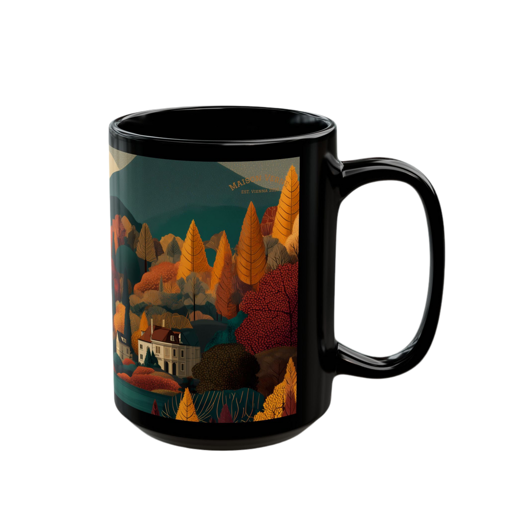 Coffee cup "Golden Retreat" - Golden Autumn No. 44