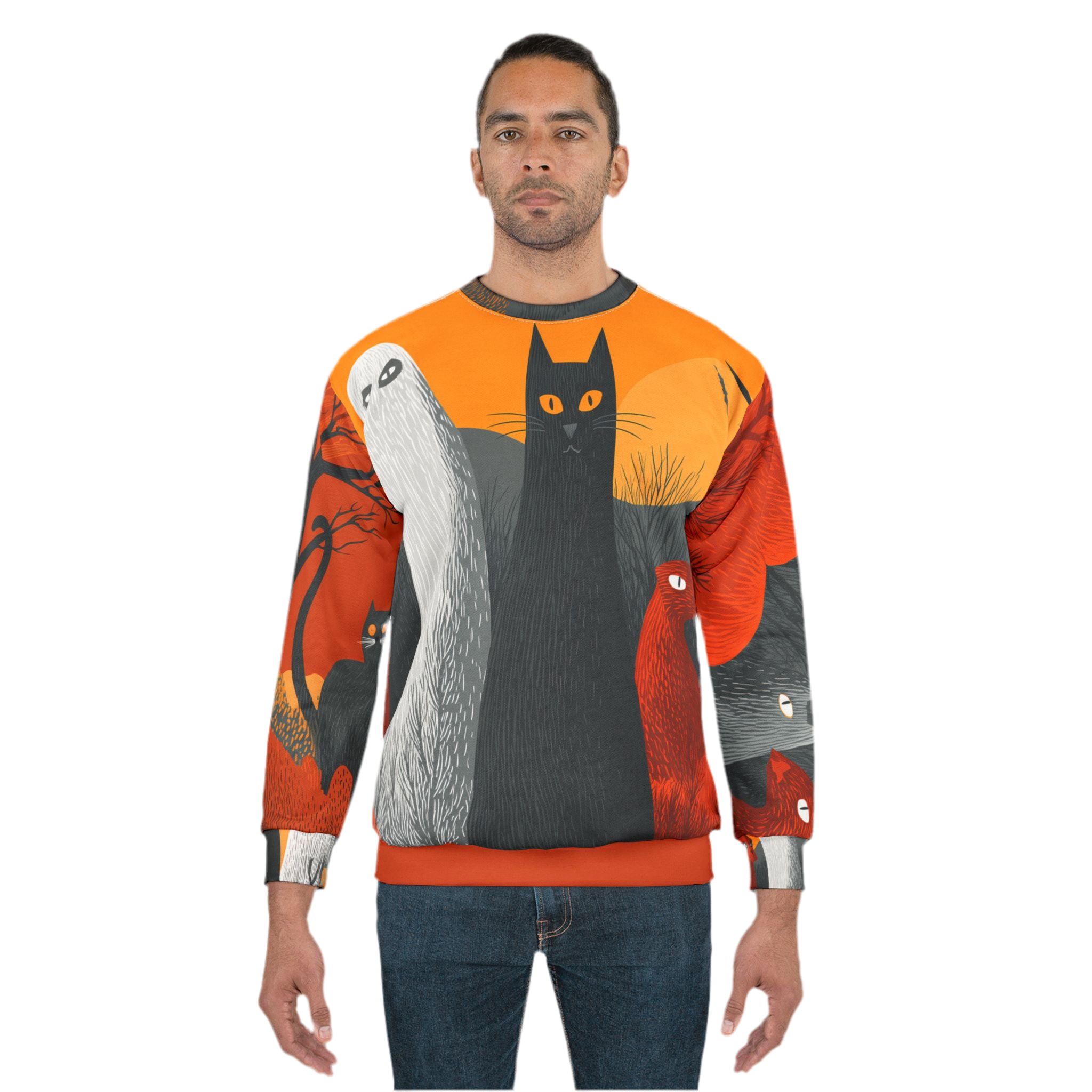 Maison Verne Halloween Ltd. Edition Sweatshirt "Twilight Watchers" - 🎃👻 Wicked Elegance No. 20 👻🎃
