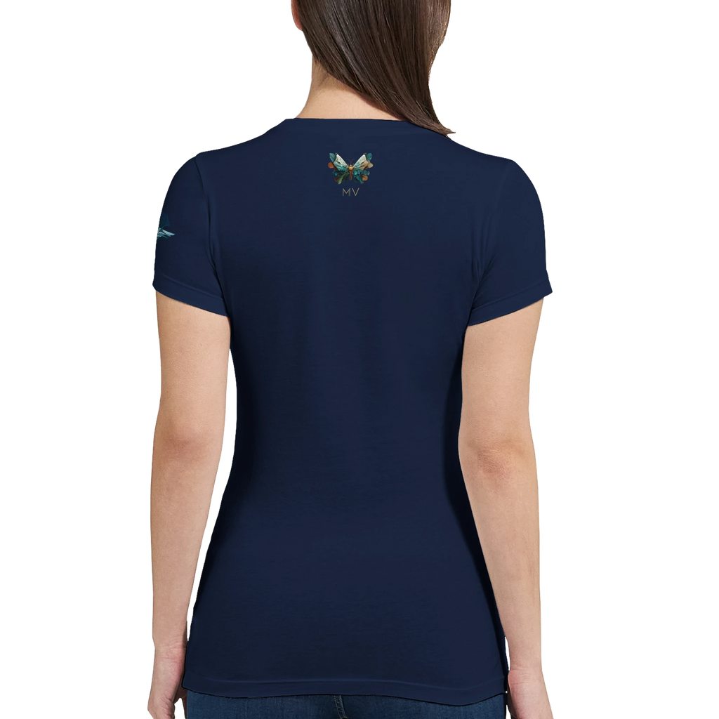 Women's T-shirt “Blue Wave” - Opal Depths No. 19 (EU)