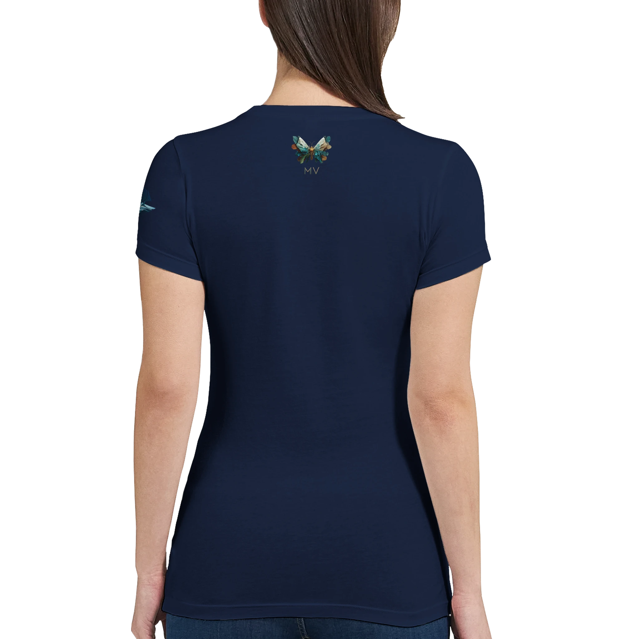 Women's T-shirt “Blue Wave” - Opal Depths No. 19 (EU)