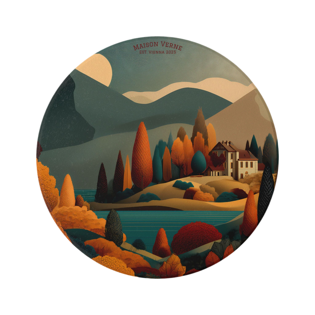 Maison Verne Keramik Untersetzer "Twilight Manor" - Golden Autumn No. 46