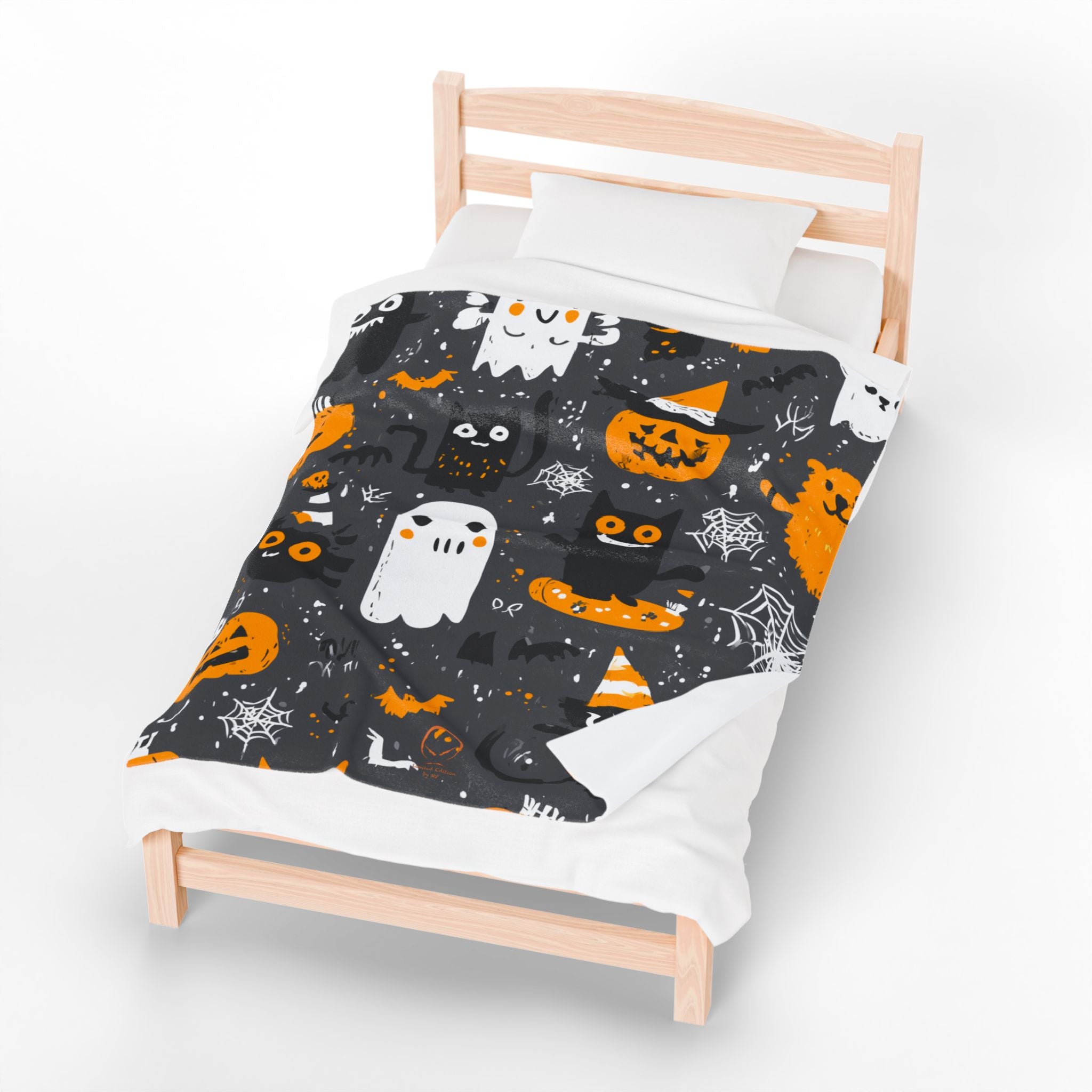 Maison Verne Halloween Ltd. Edition Velours-Kuscheldecke - 🎃👻 Wicked Elegance No. 85 👻🎃