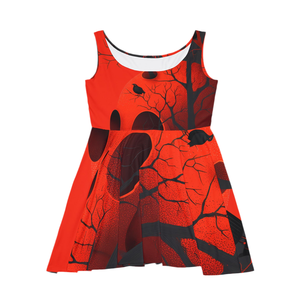 Maison Verne Halloween Ltd. Edition Skater Kleid "Ravens Reign" - 🎃👻 Wicked Elegance No. 61 👻🎃