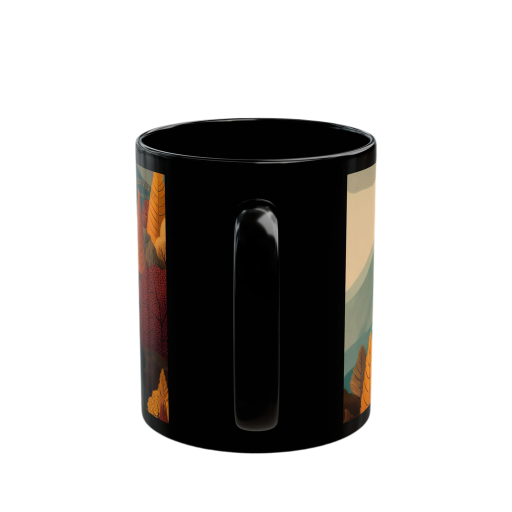 Coffee cup "Golden Retreat" - Golden Autumn No. 44