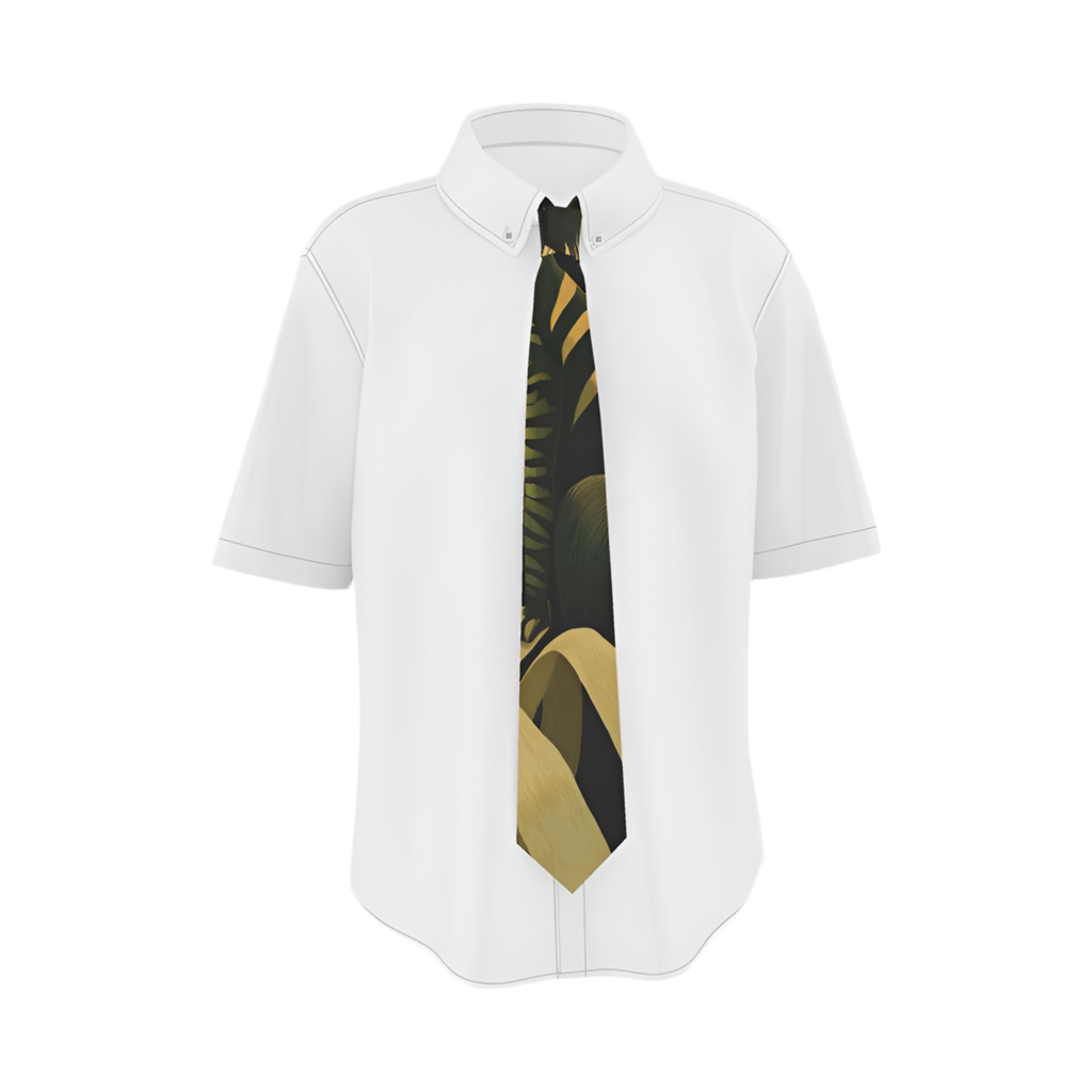 MV Couture Signature Seidenkrawatte "Ember in the Leaves" - Wilderness Whisper No. 50