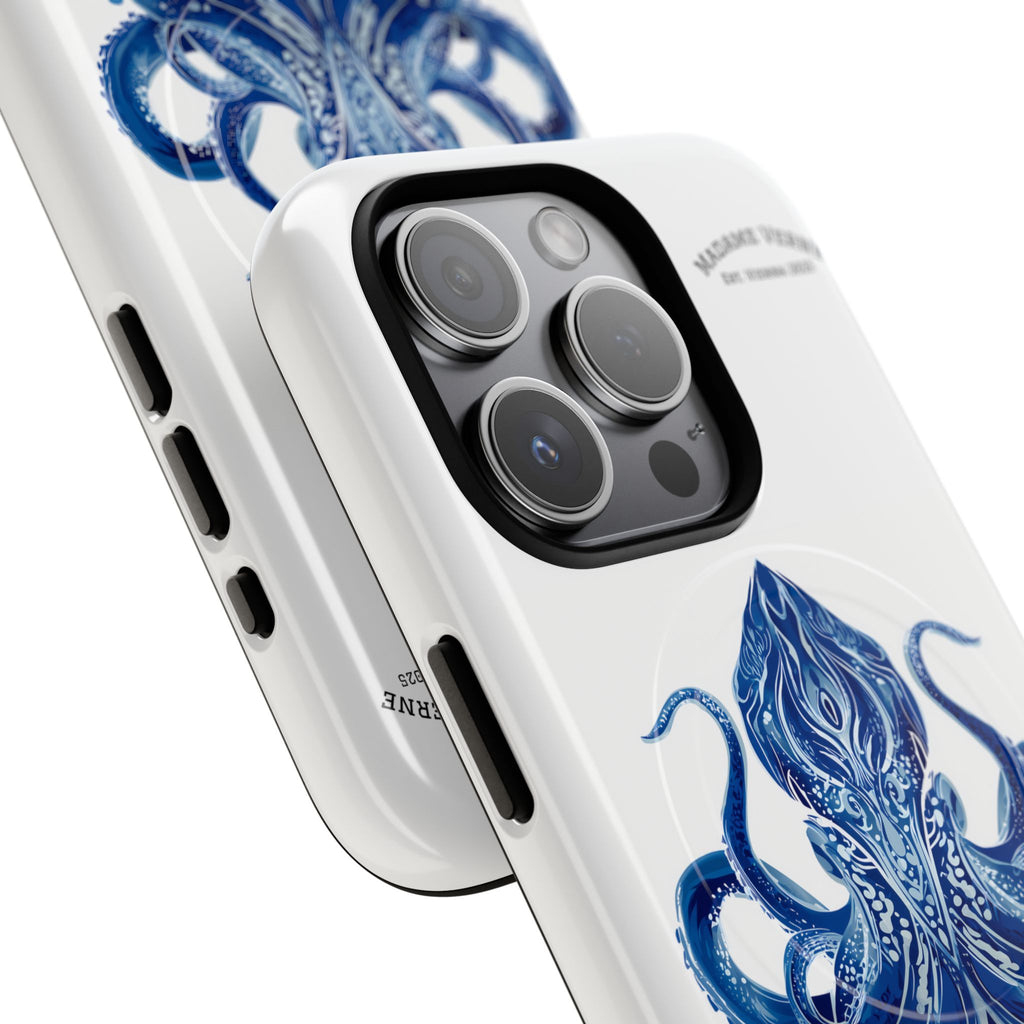 MagSafe iPhone Case "Deep Blue Bloom" - Opal Depths No. 32