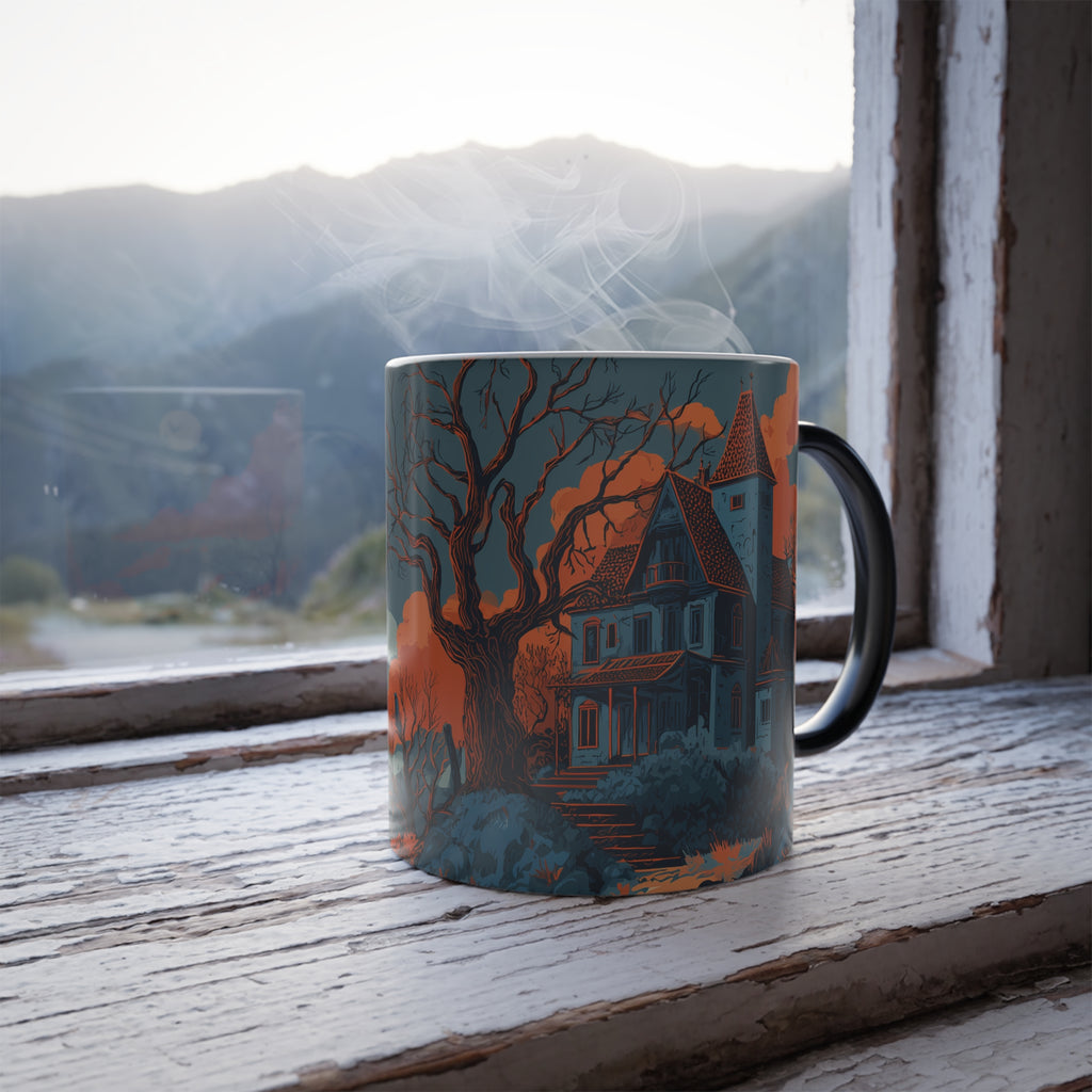 Maison Verne Halloween Ltd. Edition Zaubertasse "Moonlit Manor" - 🎃👻 Wicked Elegance No. 30 👻🎃
