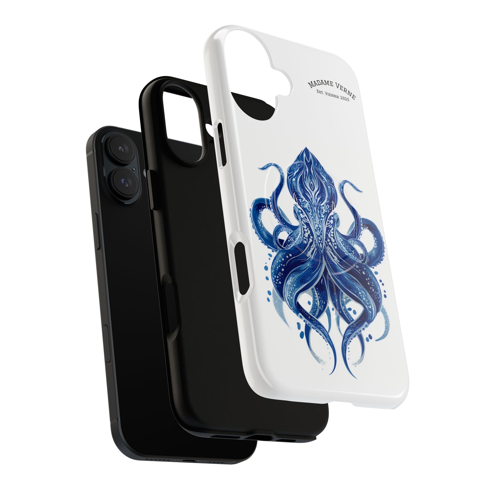 MagSafe iPhone Case "Deep Blue Bloom" - Opal Depths No. 32