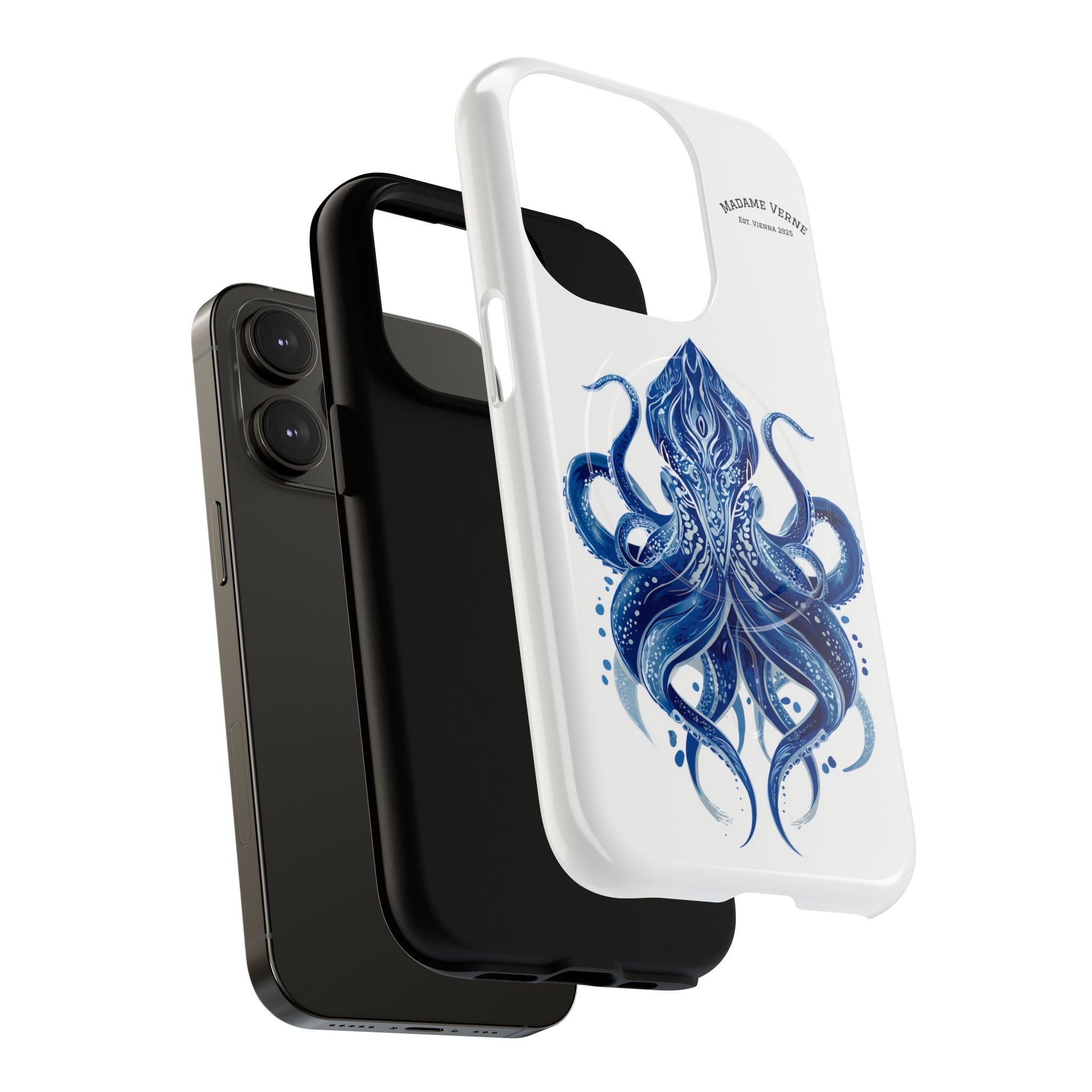 MagSafe iPhone Case "Deep Blue Bloom" - Opal Depths No. 32