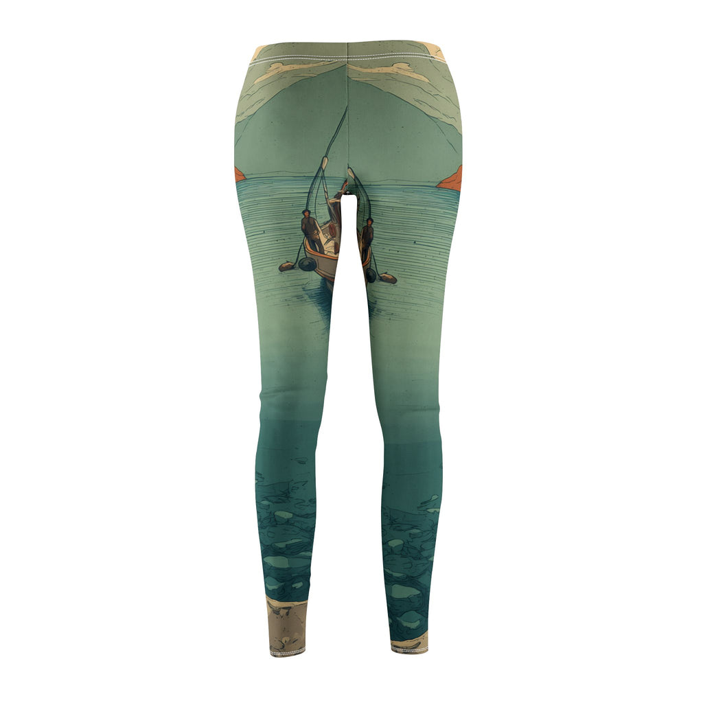Stretch-Leggings für Freizeit & Yoga "Scenic Landscape" - Below & Beyond No. 01