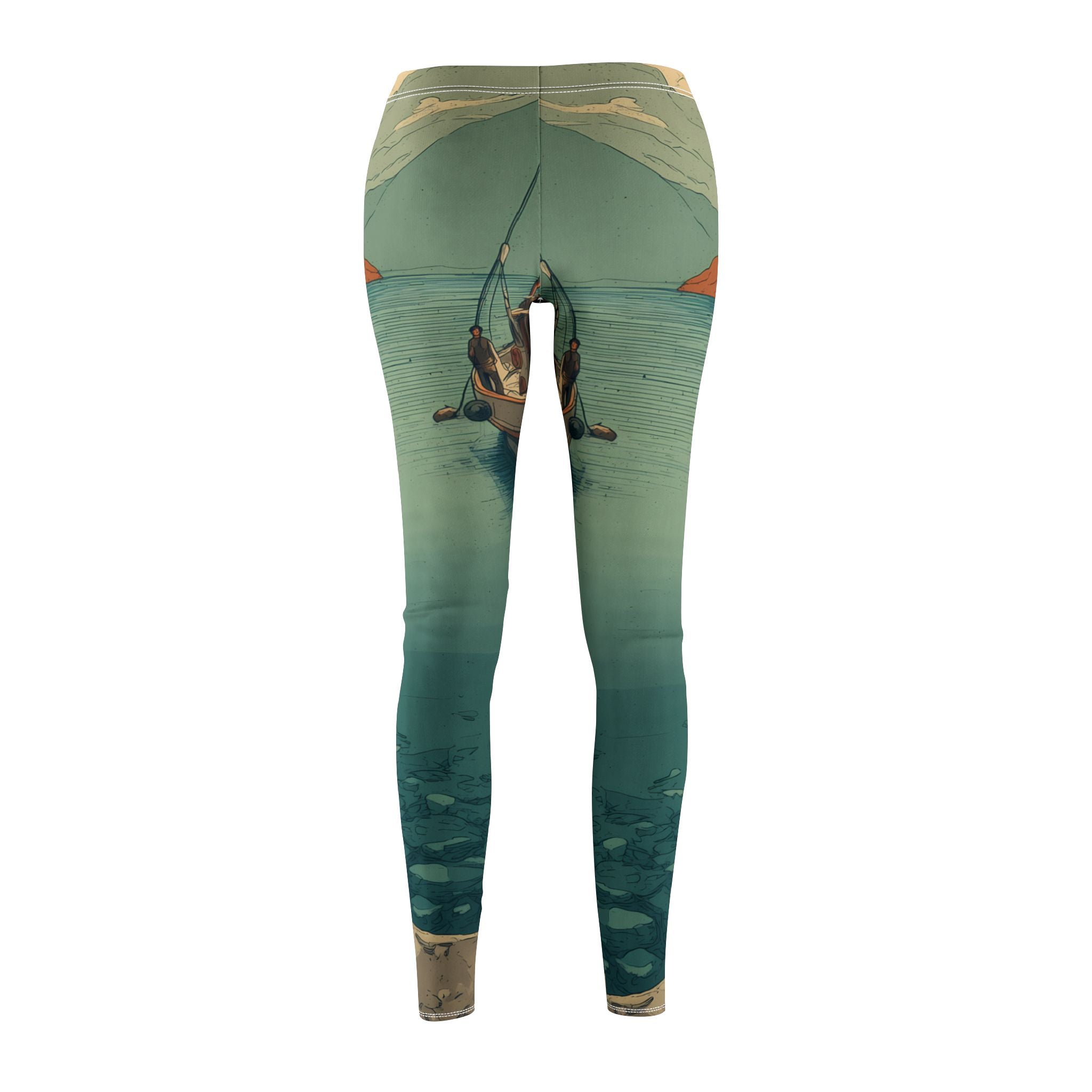 Stretch-Leggings für Freizeit & Yoga "Scenic Landscape" - Below & Beyond No. 01