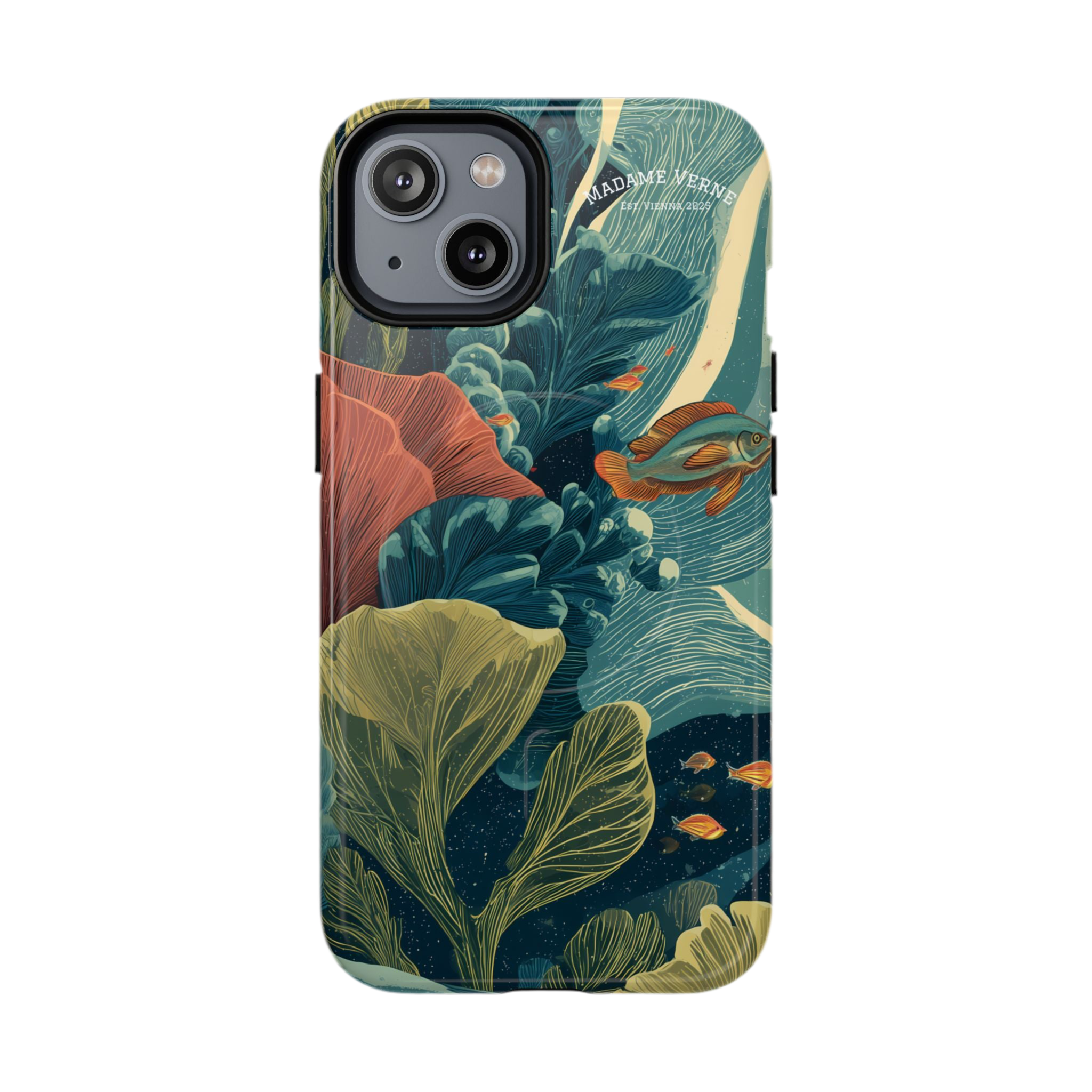 Maison Verne MagSafe iPhone-Schutzhülle "Celestial Reef" - Cosmic Botanicals No. 66
