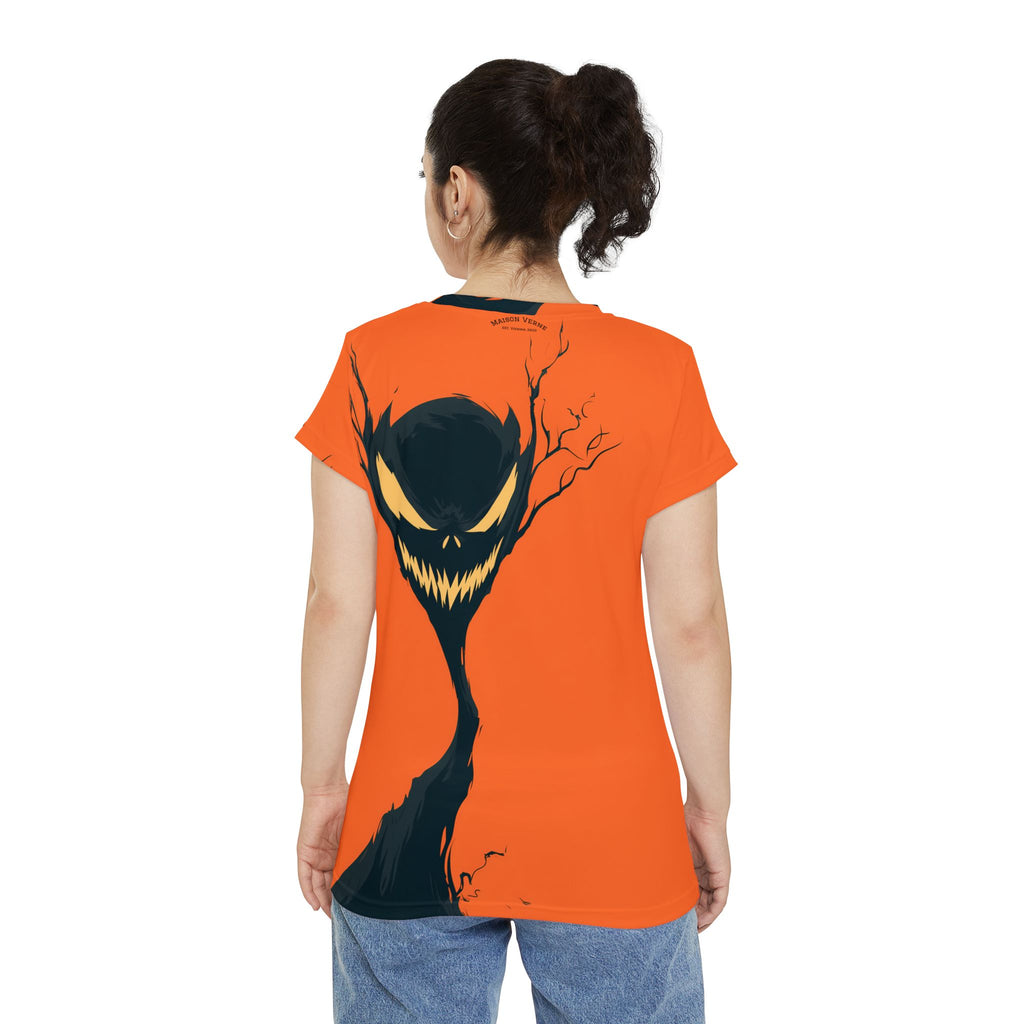 Maison Verne Halloween Ltd. Edition Plus Size Damen Shirt "The Grinning Tree" - 🎃👻 Wicked Elegance No. 26 👻🎃