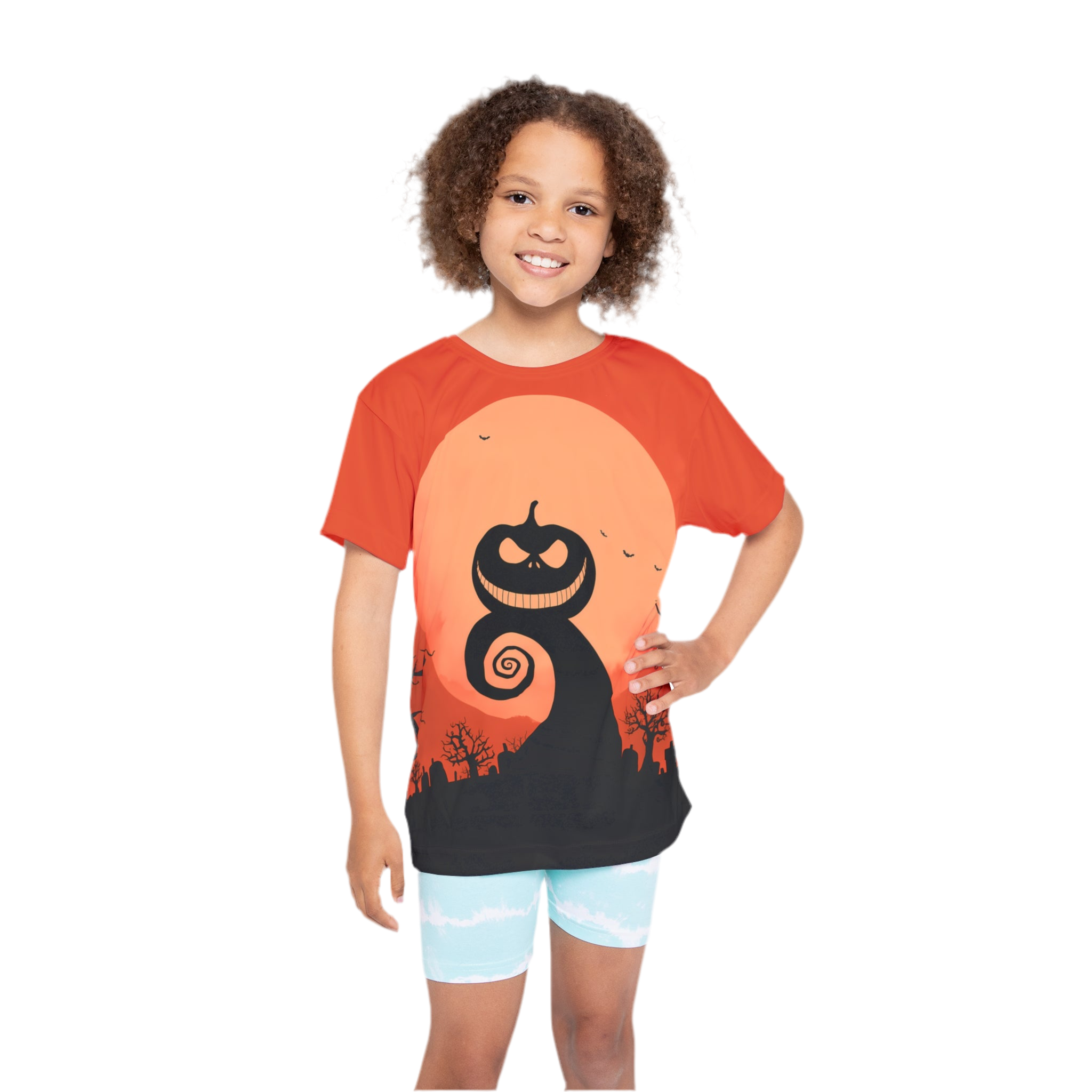 HALLOWEEN LIMITED EDITION Kinder Shirt "Twisted Pumpkin" - 🎃👻 Wicked Elegance No. 57 👻🎃