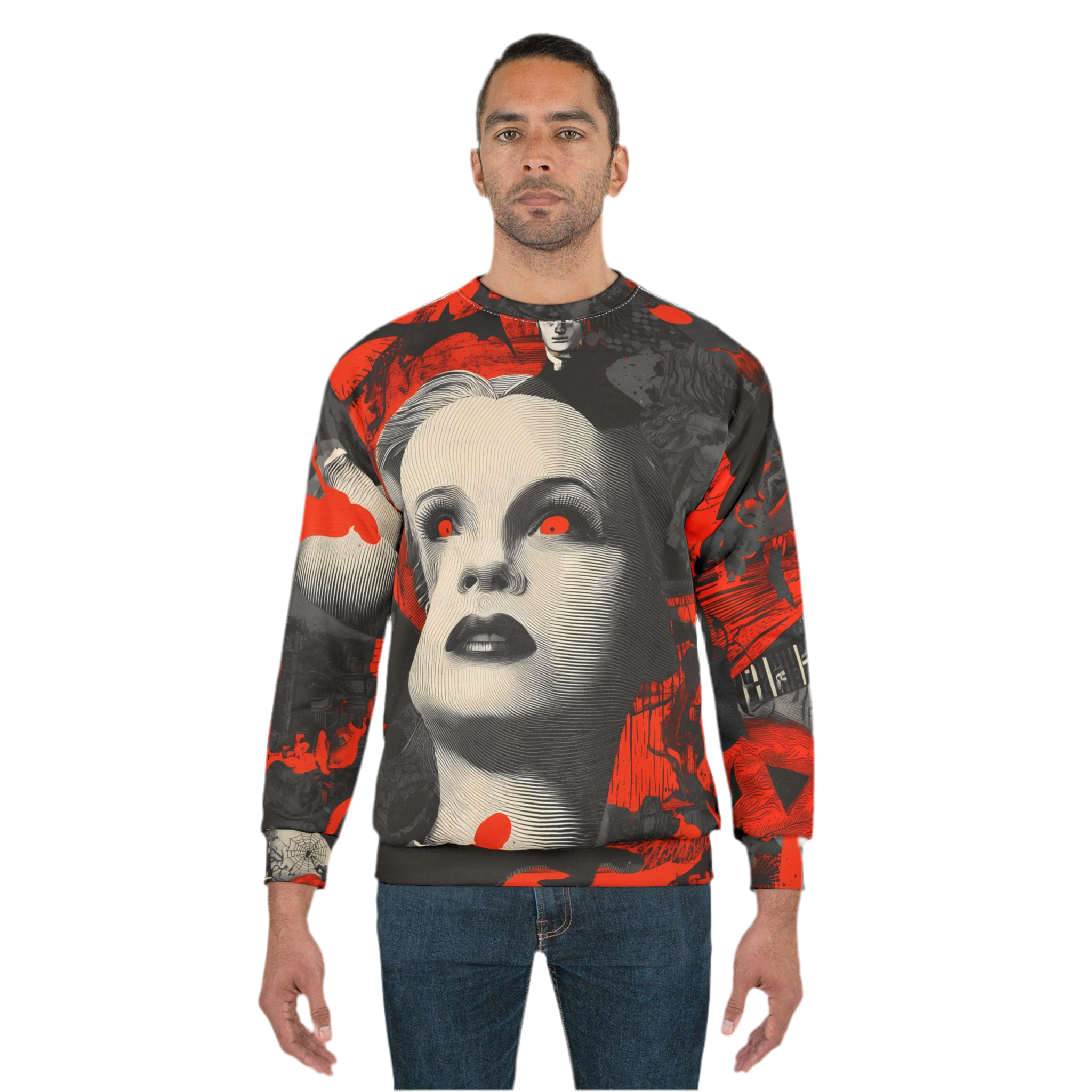 Maison Verne Halloween Ltd. Edition Sweatshirt "Eclipse Muse" - 🎃👻 Wicked Elegance No. 67 👻🎃