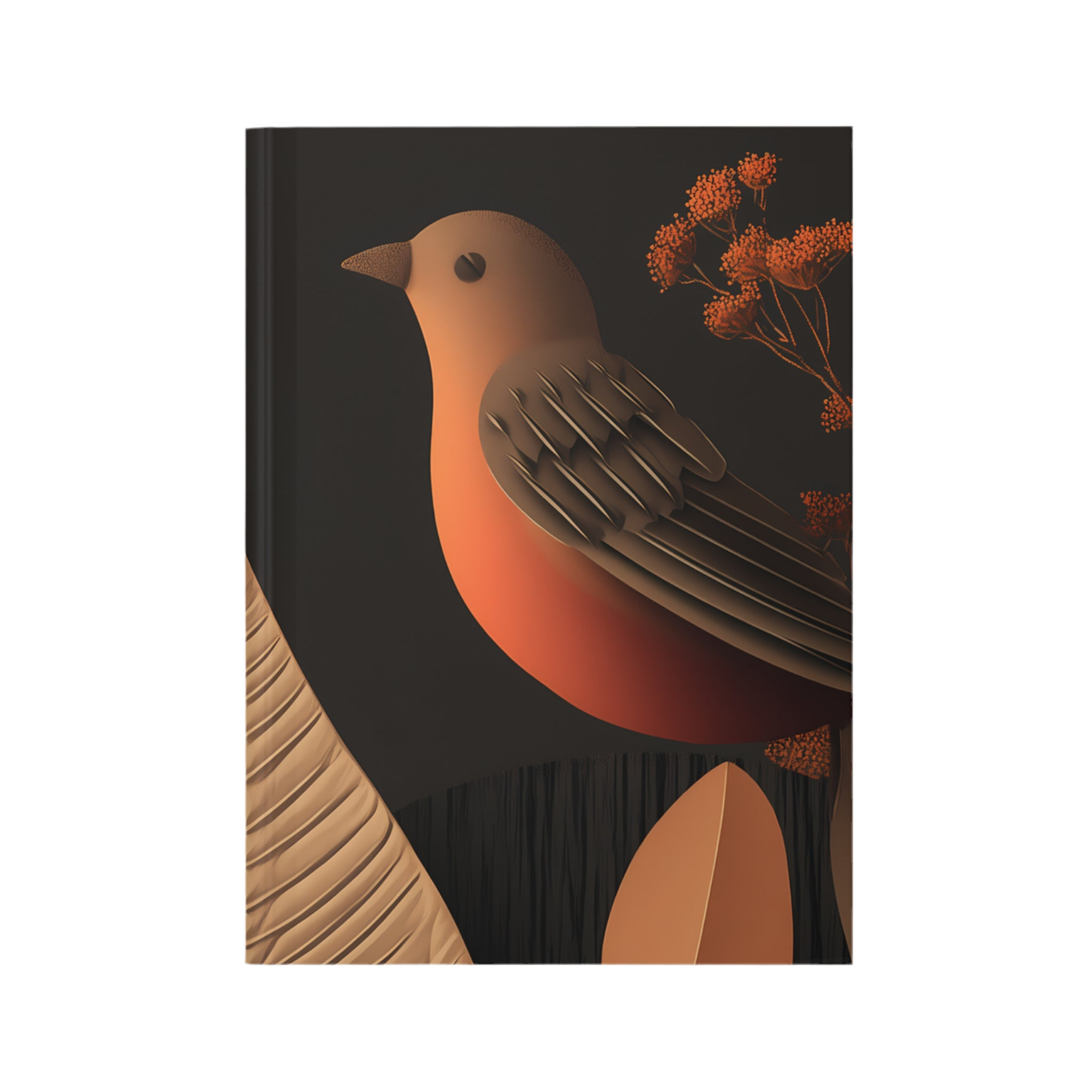 Maison Verne Hardcover Journal "Ember Songbird" - Golden Autumn No. 15