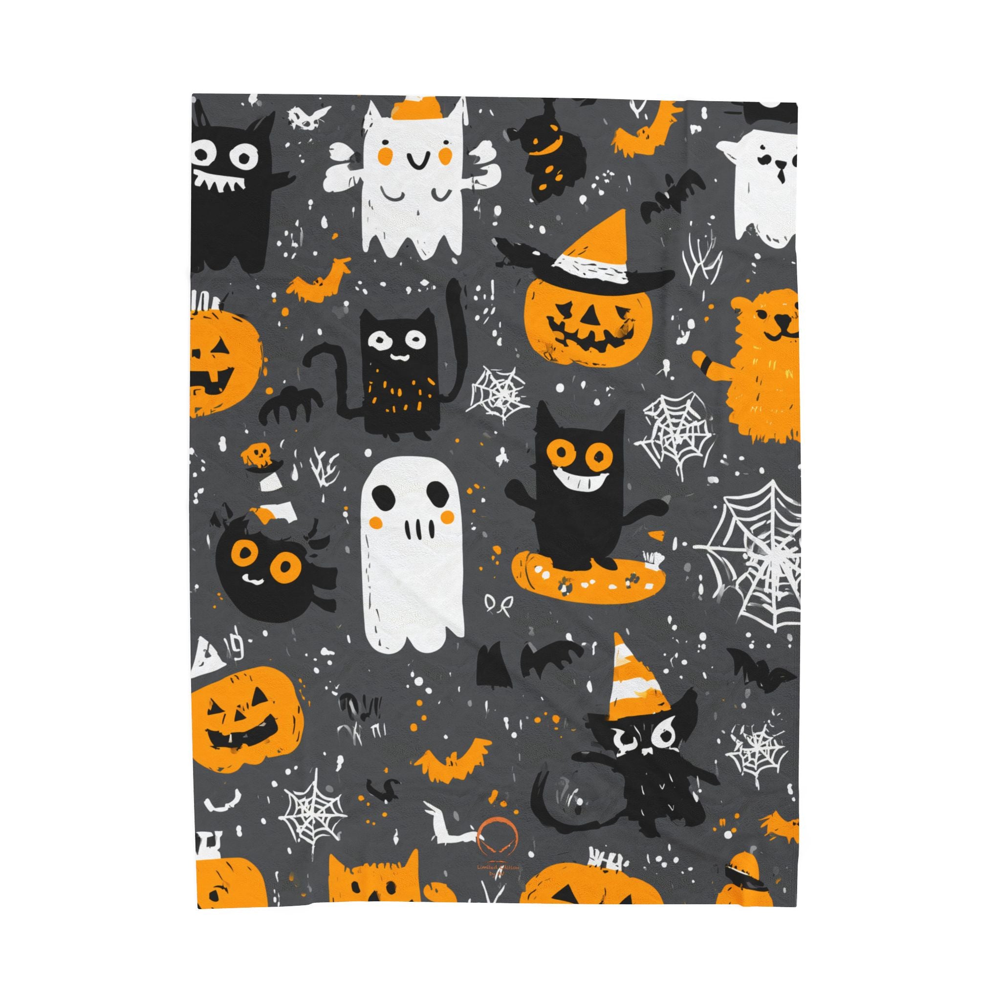 Maison Verne Halloween Ltd. Edition Velours-Kuscheldecke - 🎃👻 Wicked Elegance No. 85 👻🎃