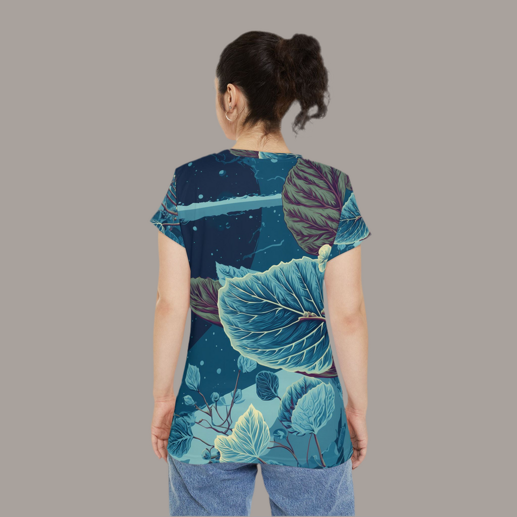 Maison Verne Damen Shirt "Galactic Veins" - Cosmic Botanicals No. 89