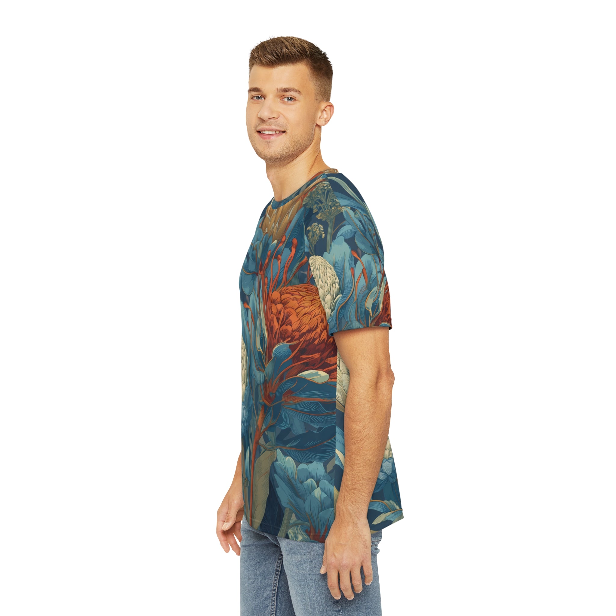 Men's Shirt "Protea Reverie", Cosmic Botanicals No. 62
