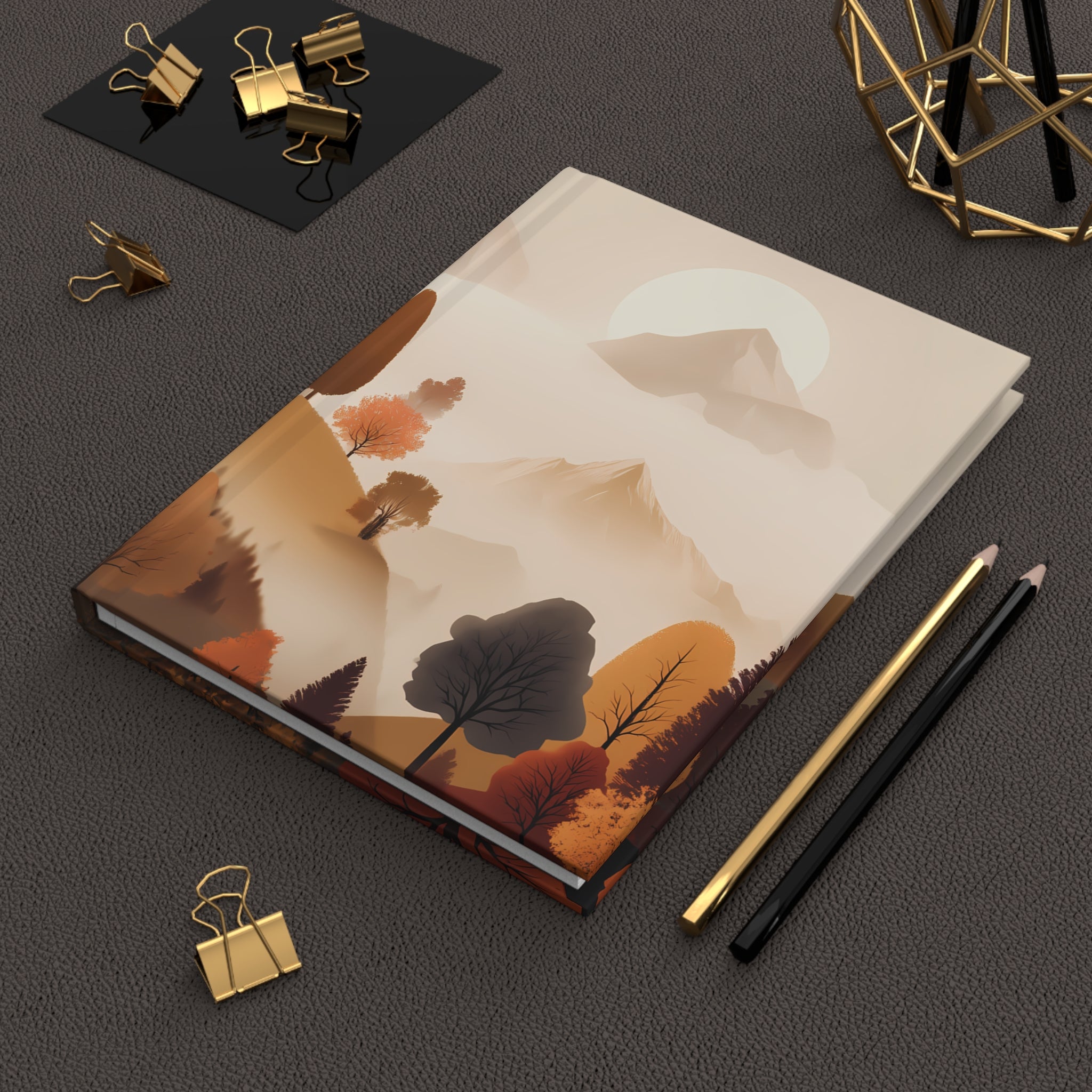Maison Verne Hardcover Journal "Whispers of Autumn Light" - Golden Autumn No. 13