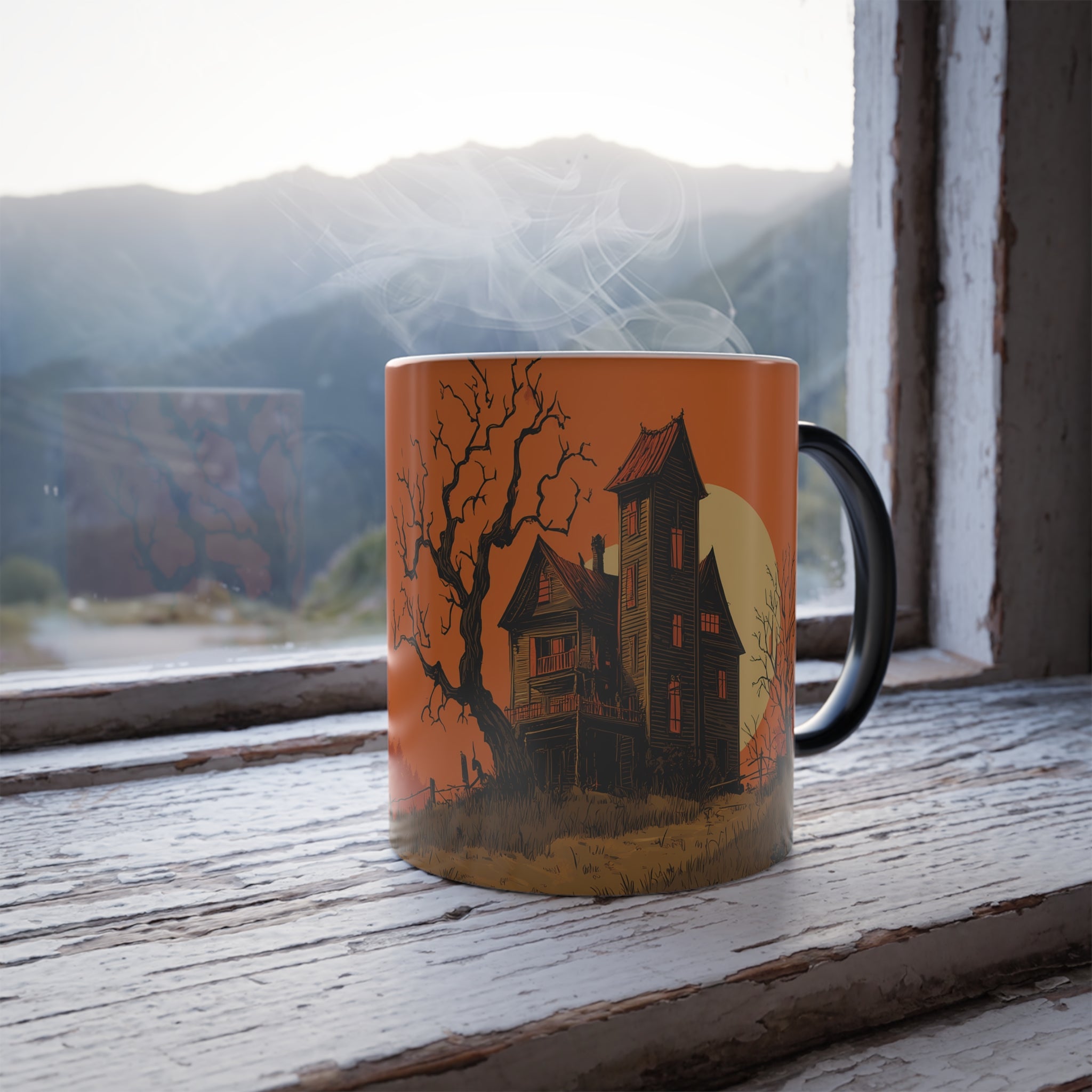 Maison Verne Halloween Ltd. Edition Zaubertasse "Haunted Horizon" - 🎃👻 Wicked Elegance No. 16 👻🎃