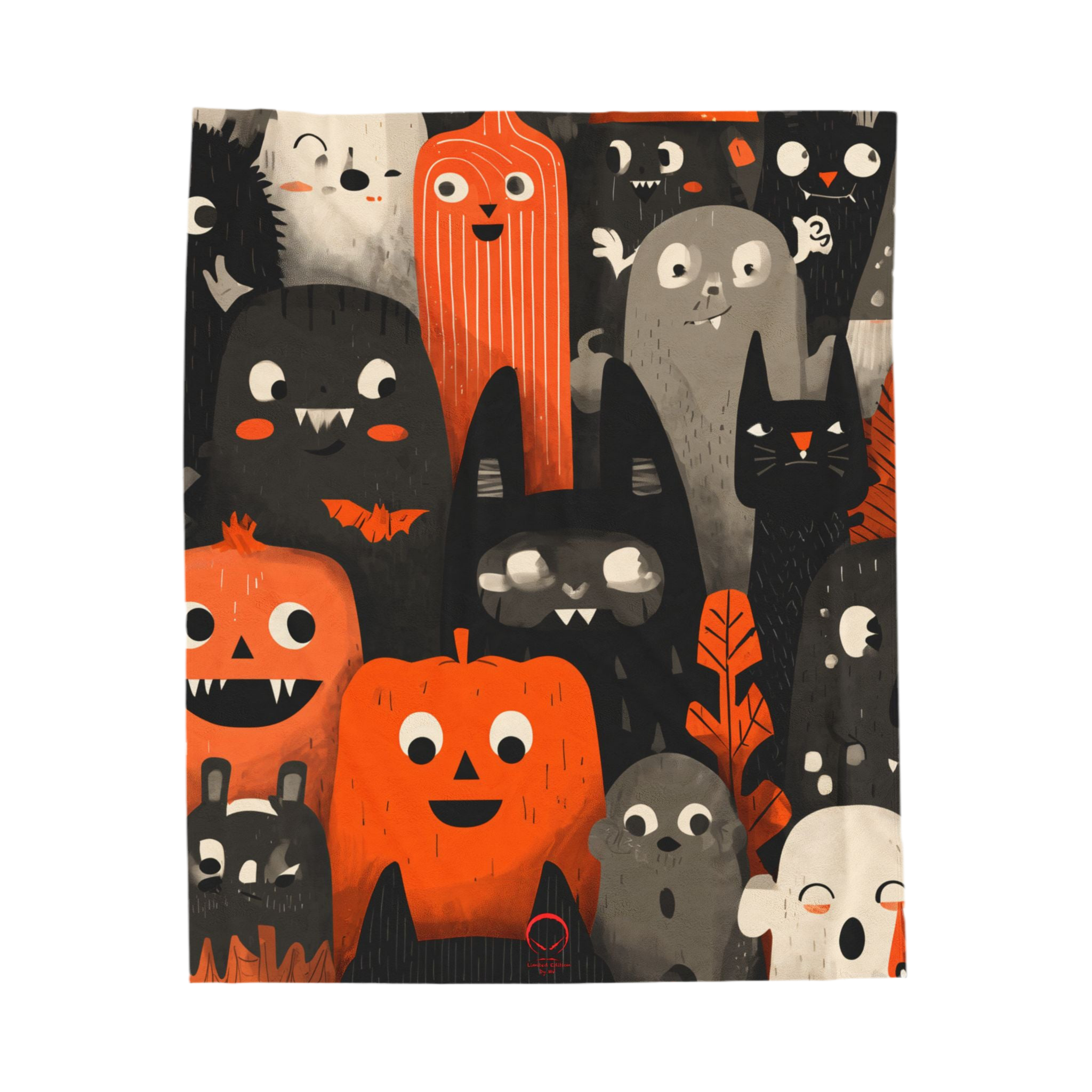 Maison Verne Halloween Ltd. Edition Velours-Kuscheldecke - 🎃👻 Wicked Elegance No. 86 👻🎃