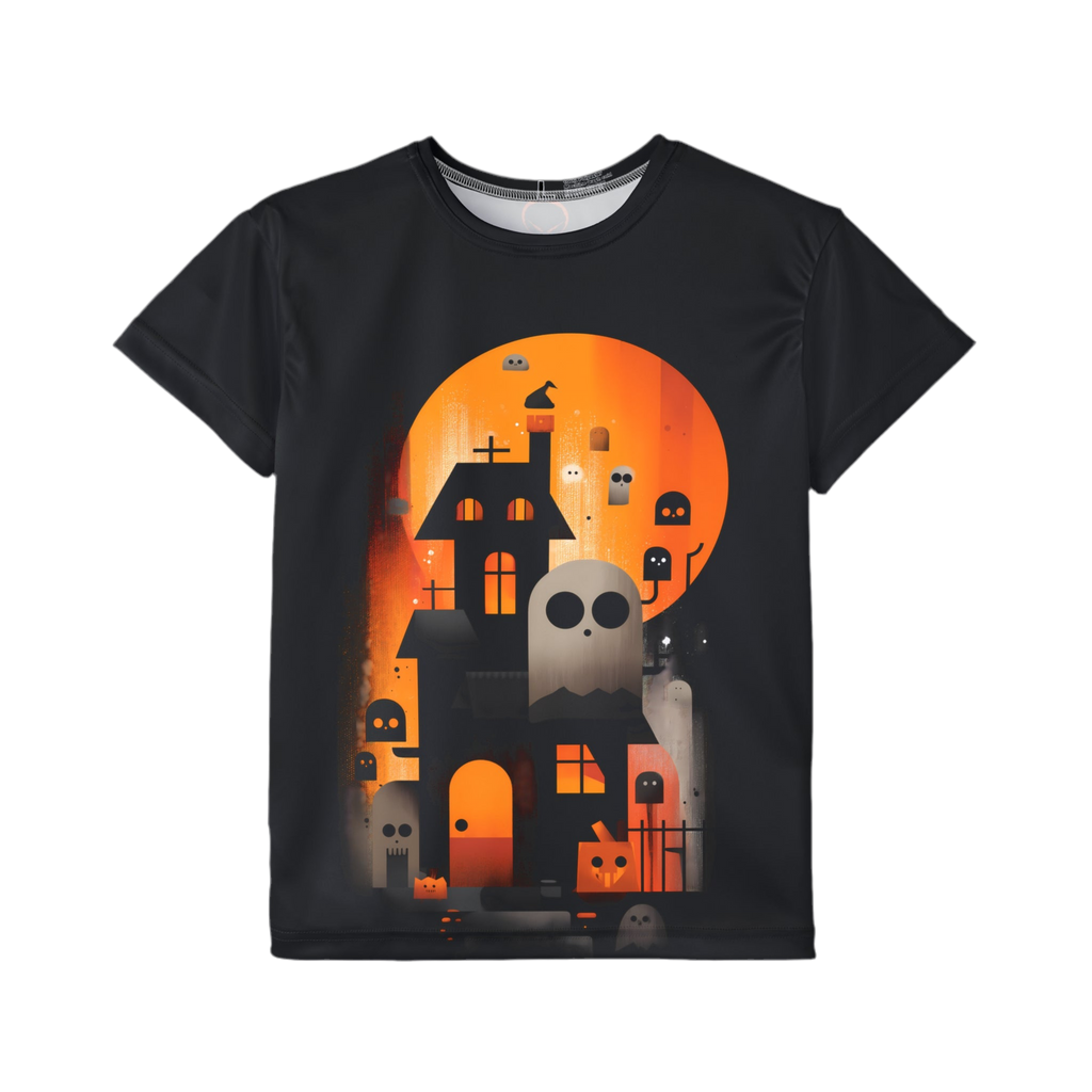 Maison Verne Halloween Ltd. Edition Kinder Shirt "Haunted Manor" - 🎃👻 Wicked Elegance No. 58👻🎃