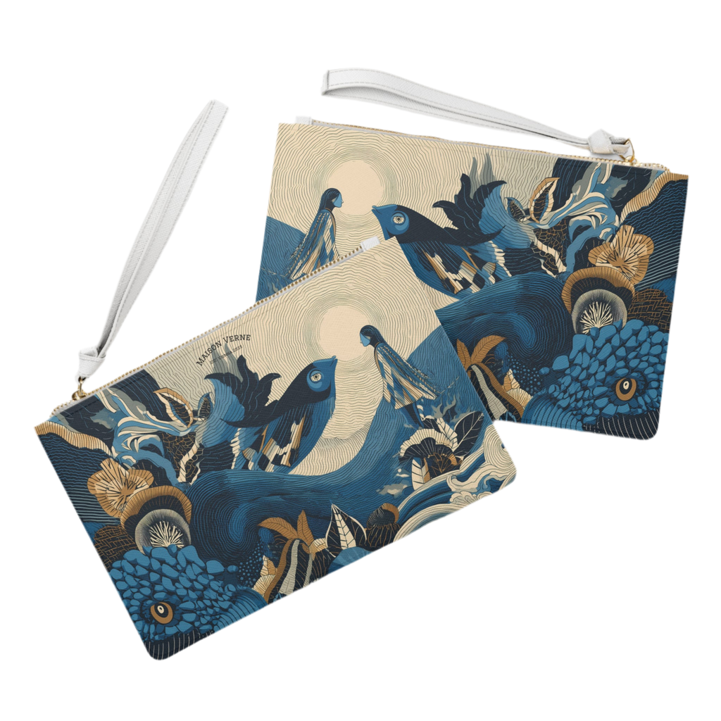 Clutch Bag "Where the Ocean Speaks" - Opal Depths No. 35