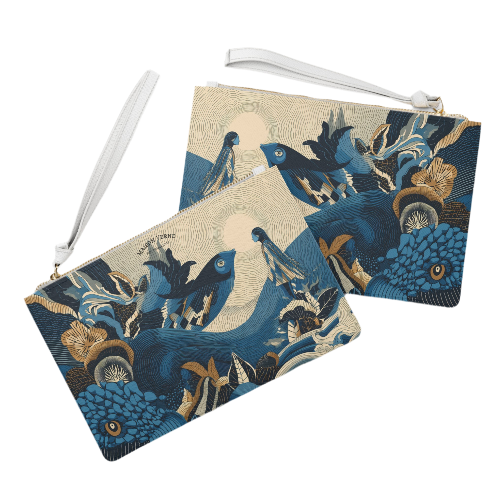 Clutch Bag "Where the Ocean Speaks" - Opal Depths No. 35